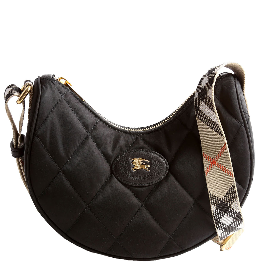 Horseshoe Nylon Crossbody Black