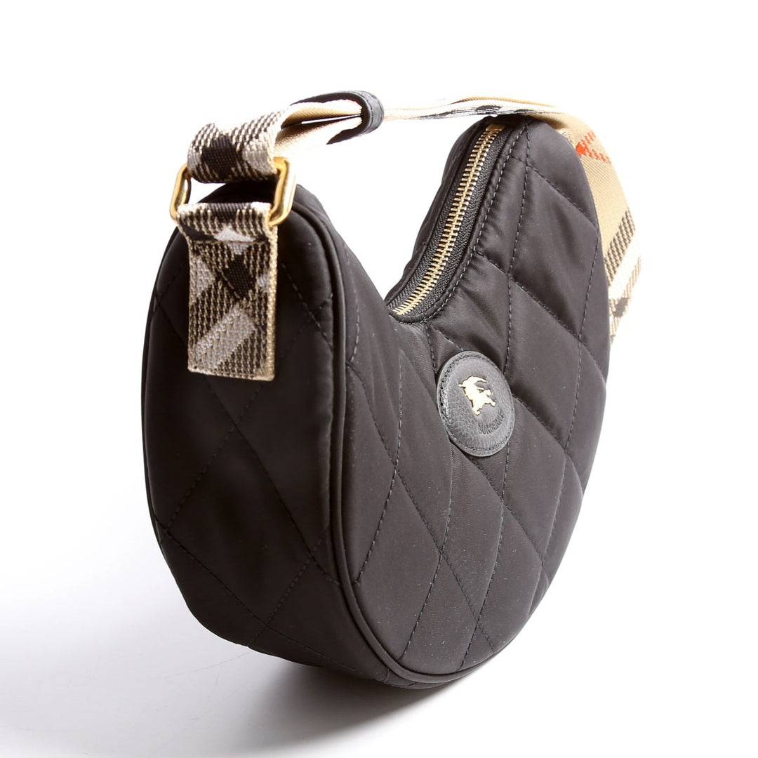 Horseshoe Nylon Crossbody Black