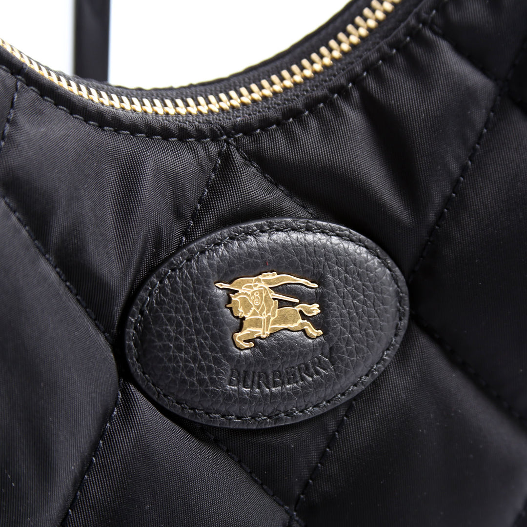 Horseshoe Nylon Crossbody Black