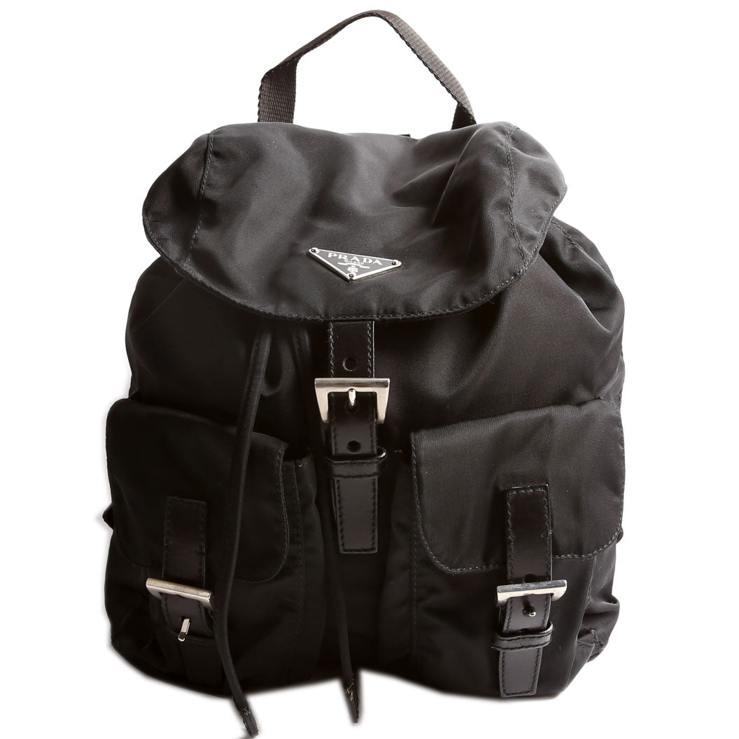 Nylon Backpack Small Black
