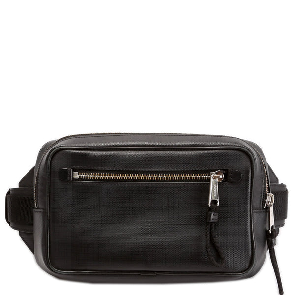 8017717 London Check Bumbag Black