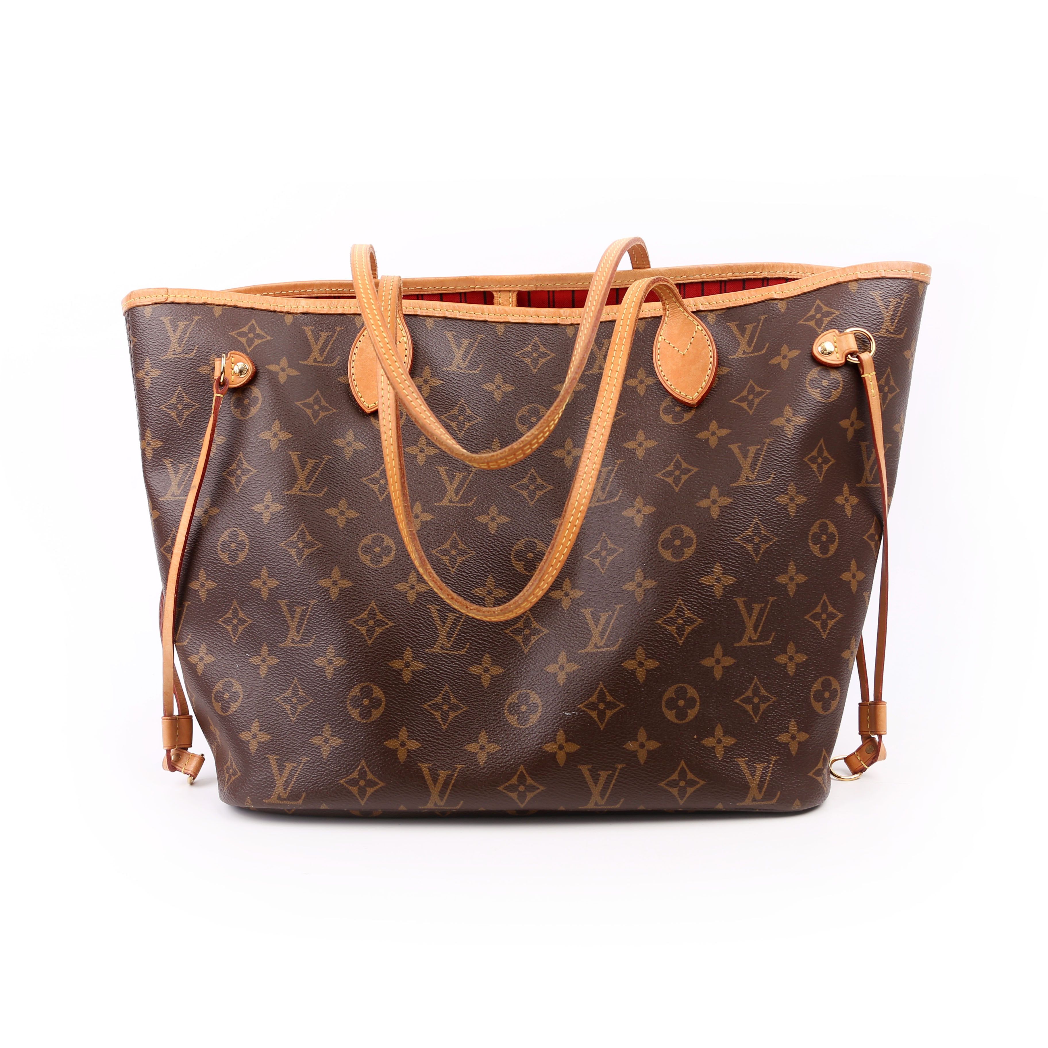 Neverfull With Wallet MM Monogram Red