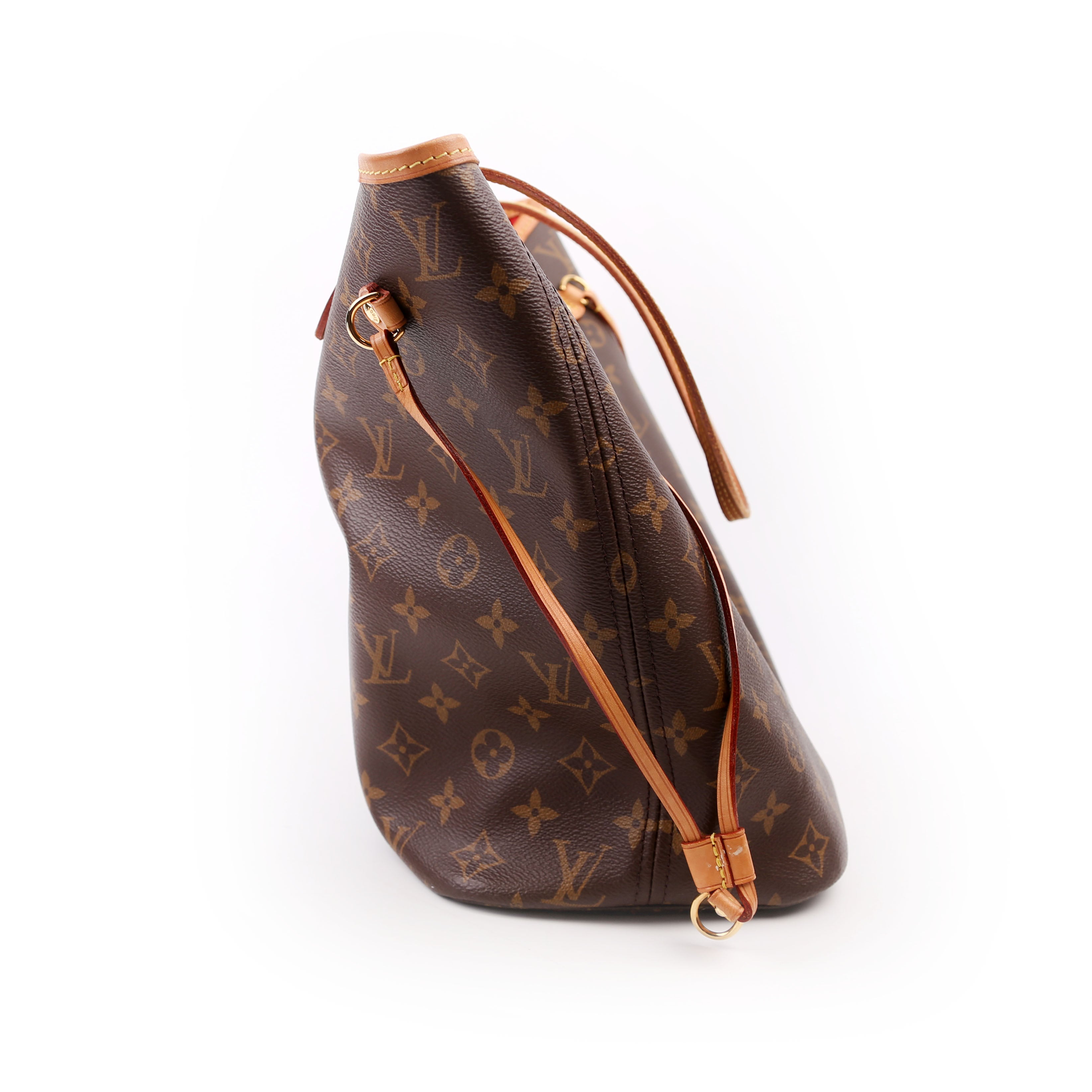 Neverfull With Wallet MM Monogram Red
