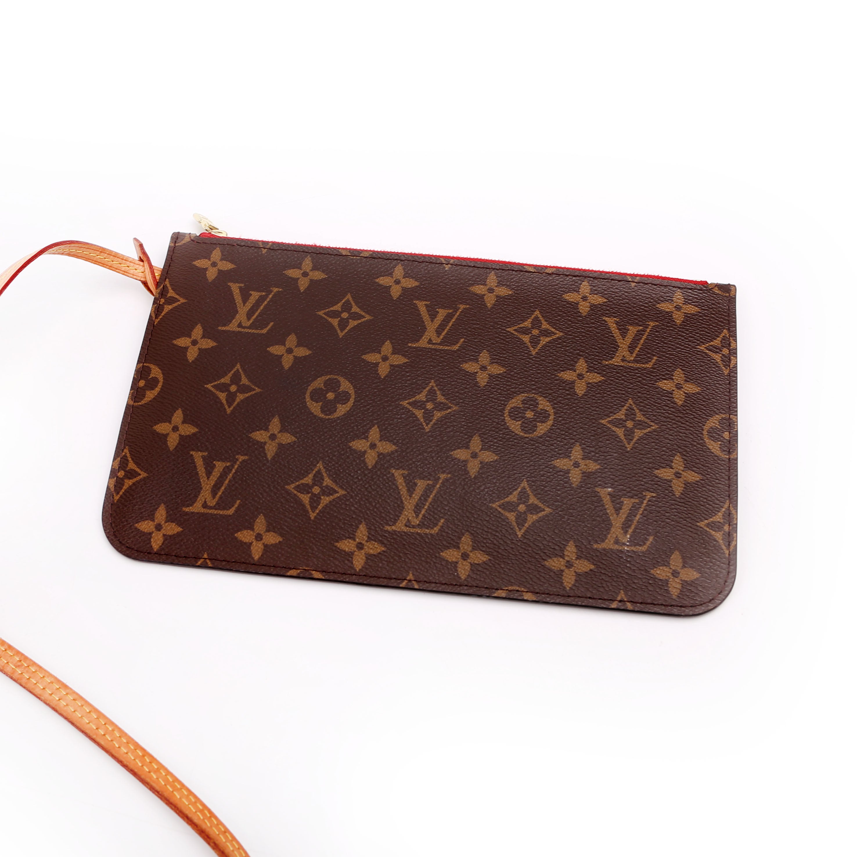 Neverfull With Wallet MM Monogram Red