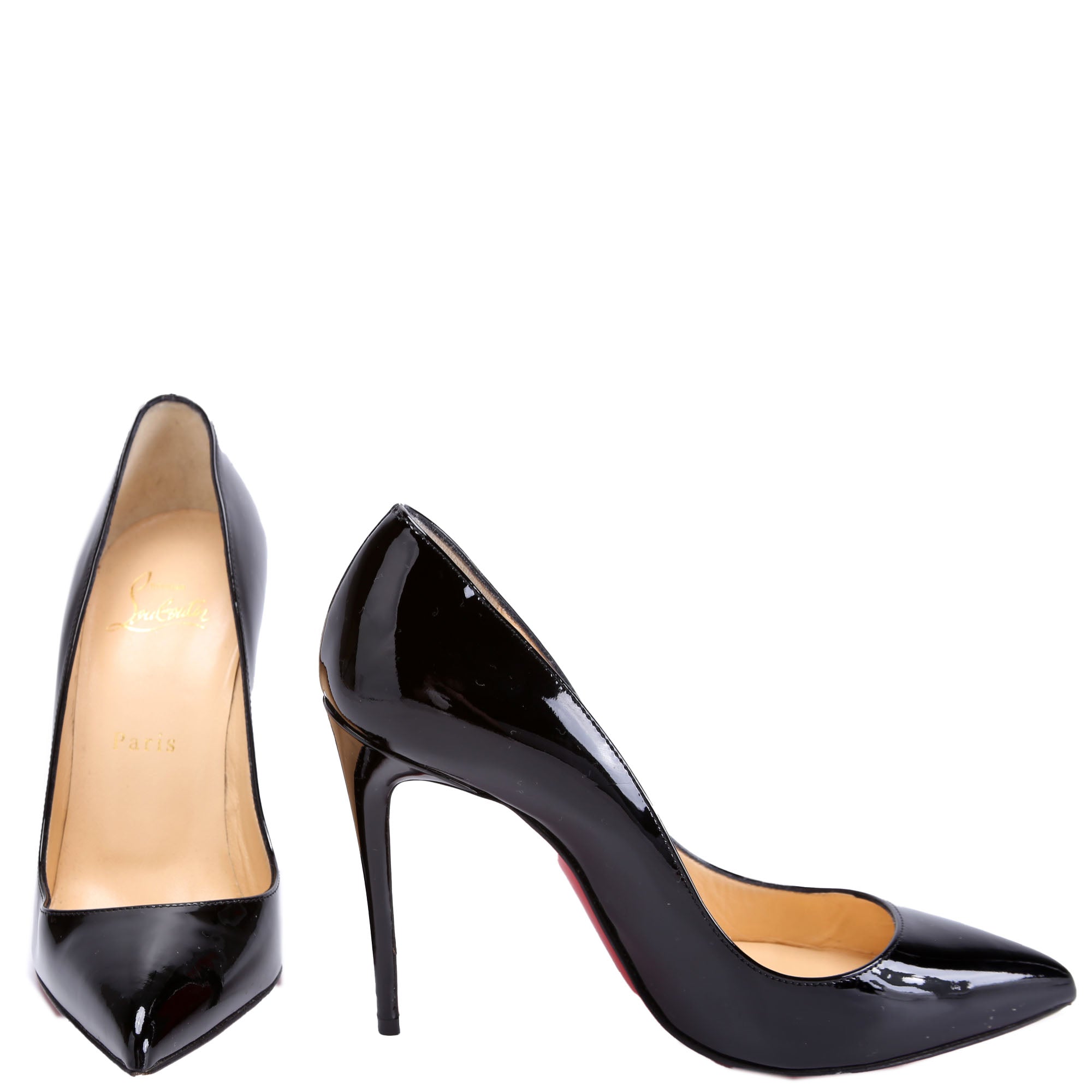 ルブタン エナメル パンプス SO KATE 120 PATENT 36.5 So Kate - 120 mm パンプス - パテントレザー - ブラック