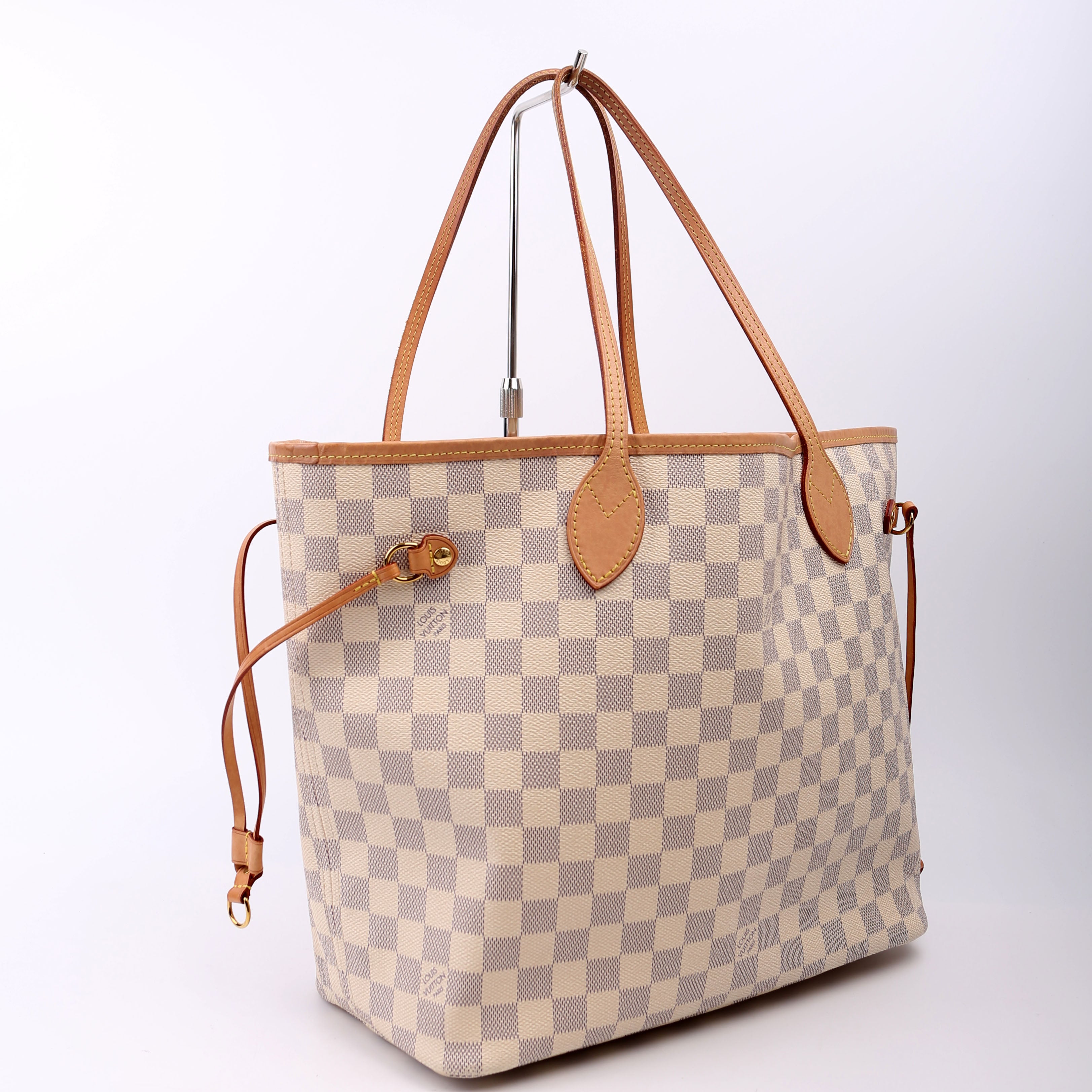 Neverfull With Wallet MM Damier Azur