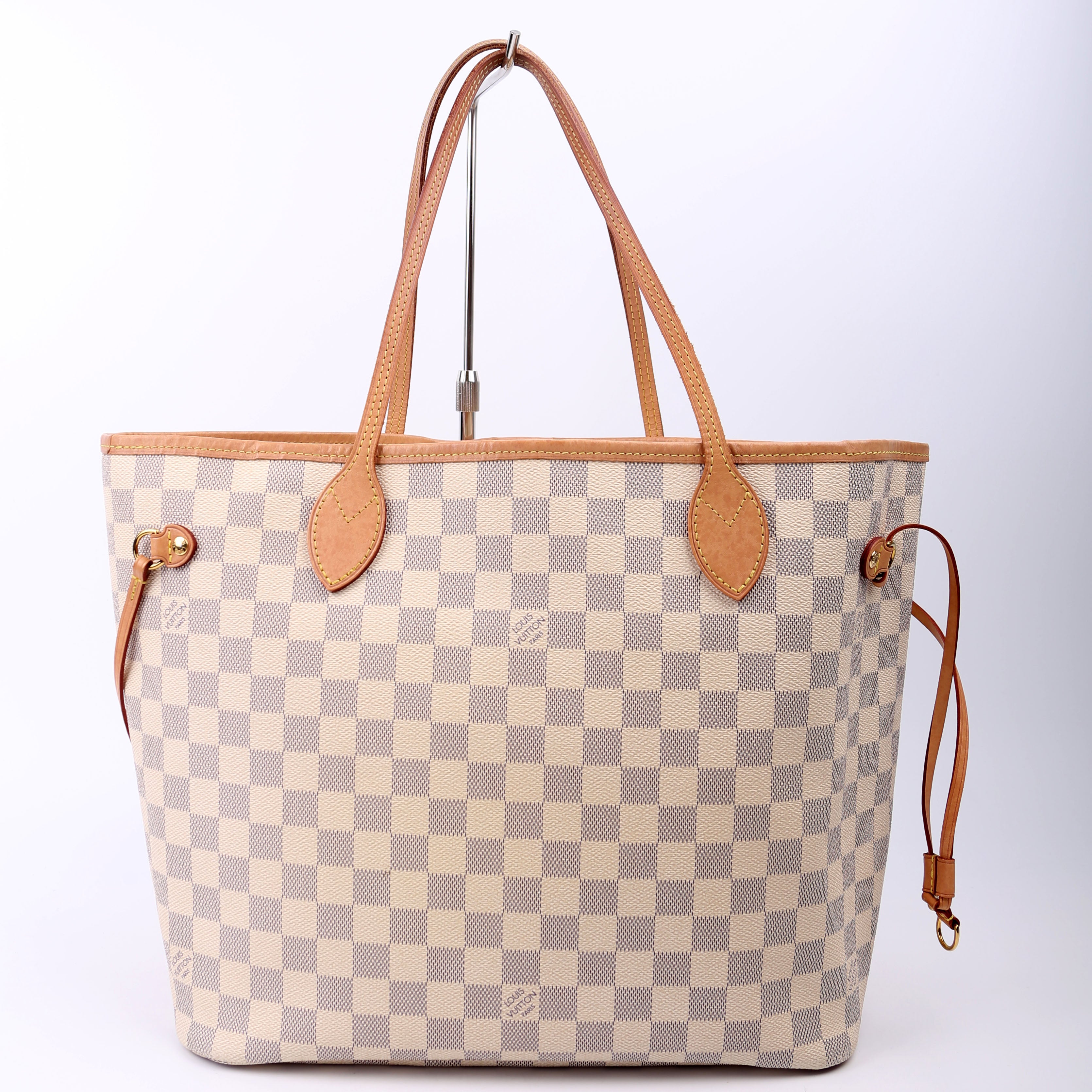 Neverfull With Wallet MM Damier Azur