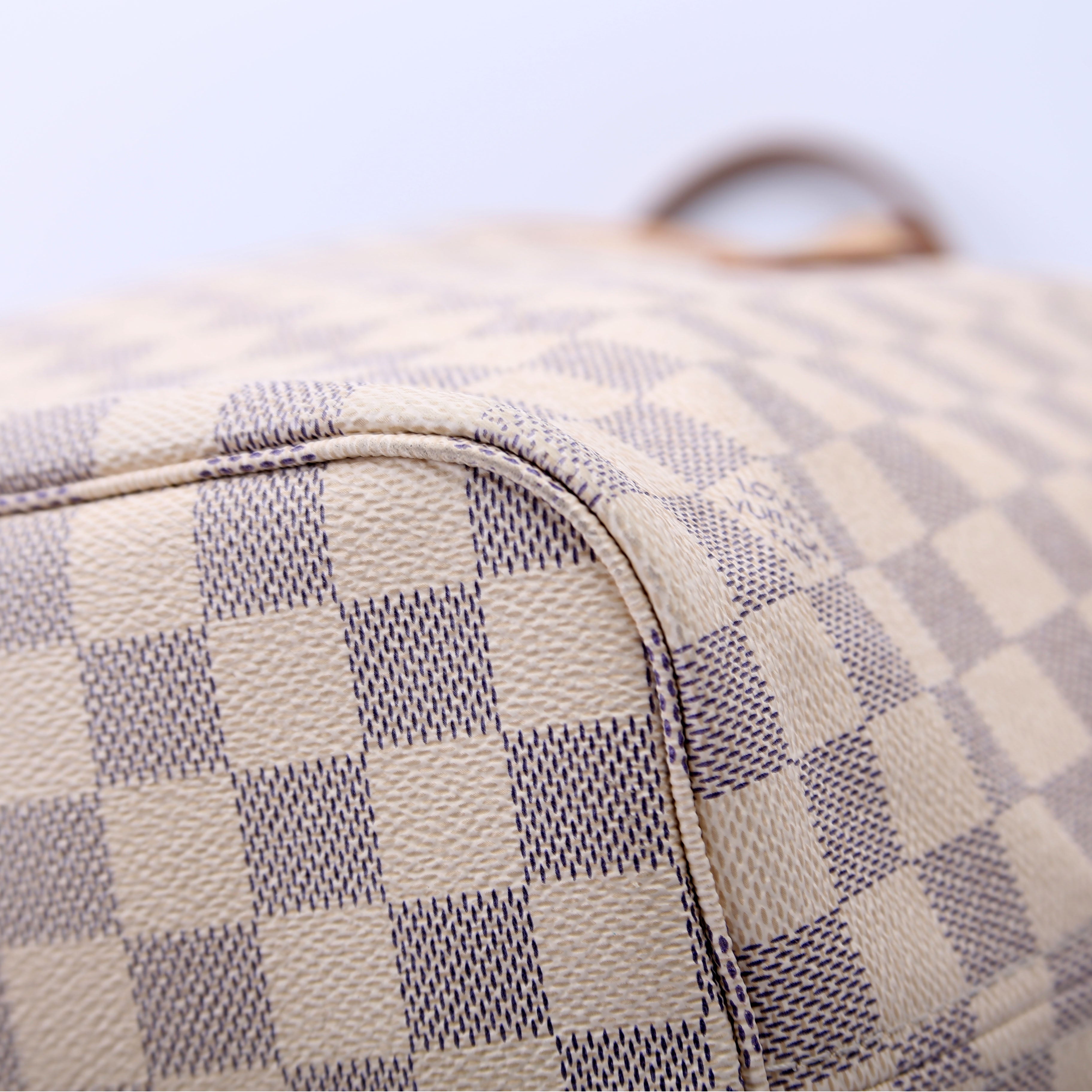 Neverfull With Wallet MM Damier Azur
