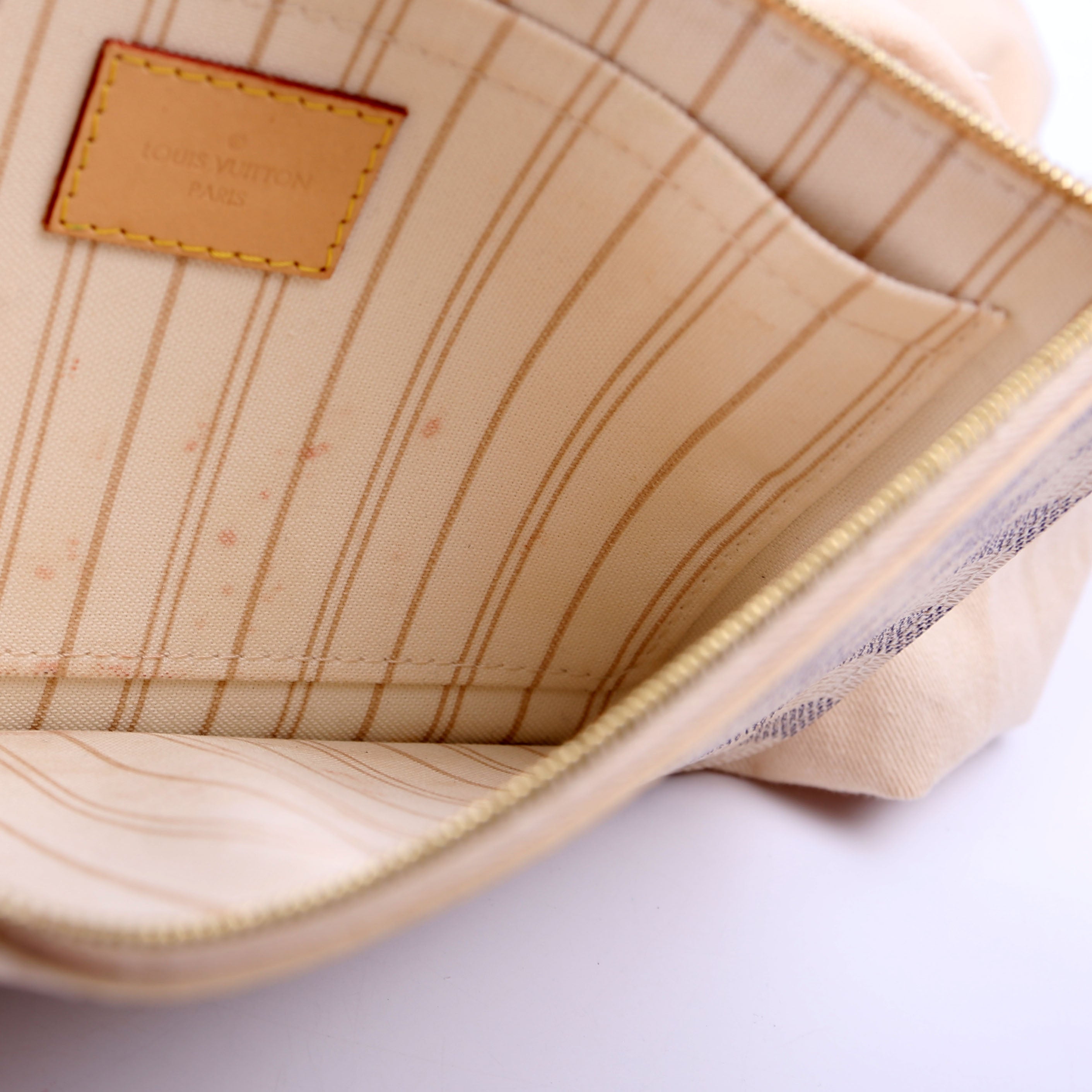 Neverfull With Wallet MM Damier Azur