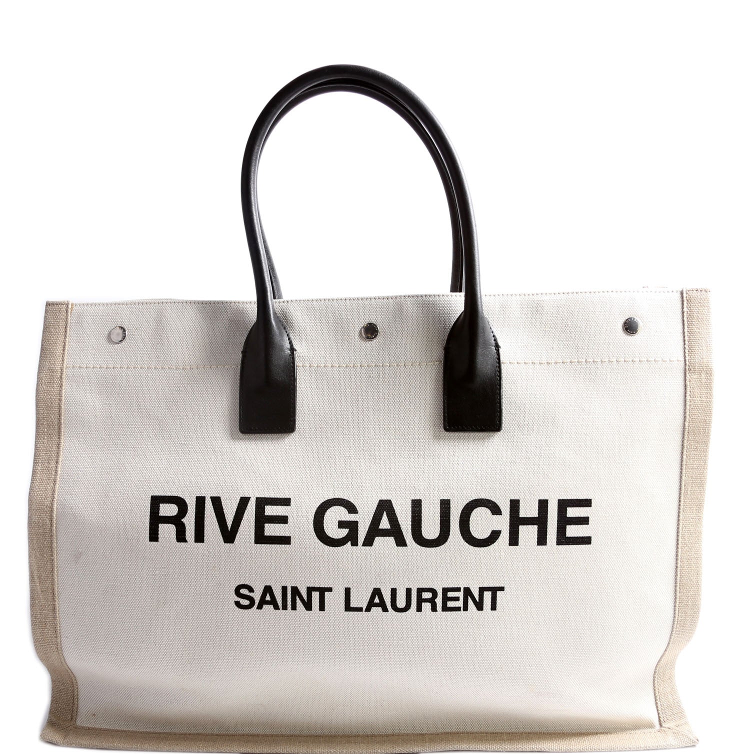 SAINT LAURENT RIVE GAUCHE キャンバストート RIVE GAUCHE large tote bag in canvas | Saint Laurent | YSL US