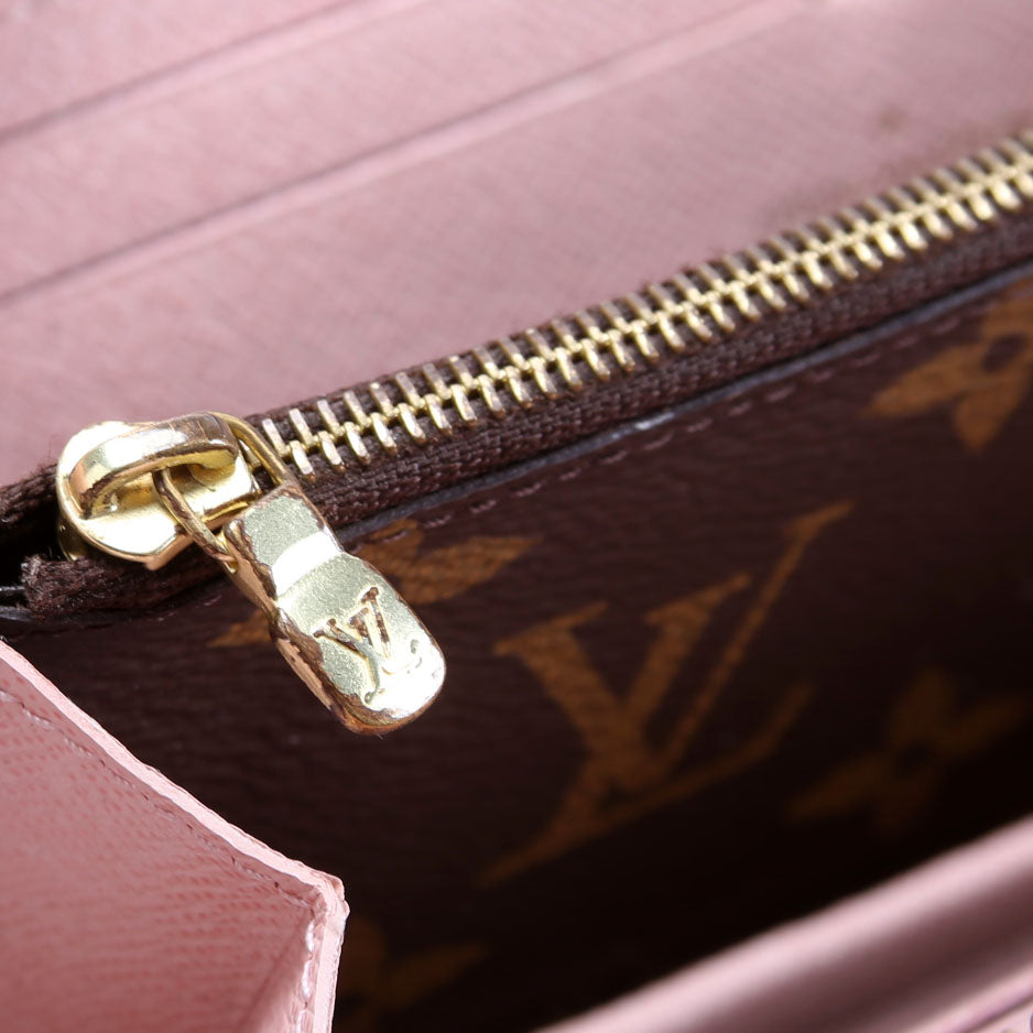 Clemence Wallet Monogram Pink