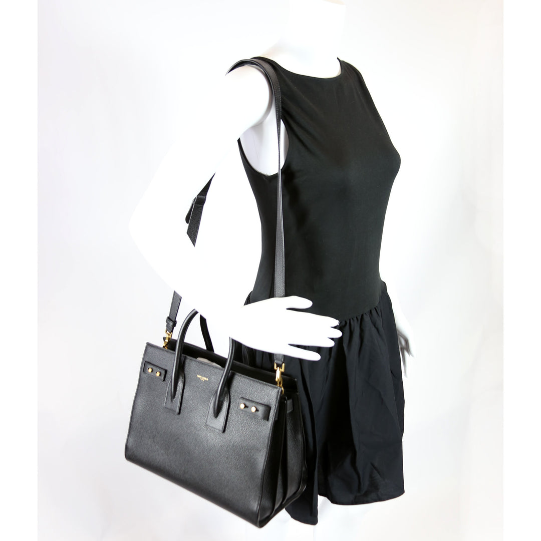 ハンドバッグ Saint Laurent Sac De Jour Small Handbag In Grainy Leather SAC DE JOUR IN SUPPLE GRAINED LEATHER - NANO | Saint Laurent