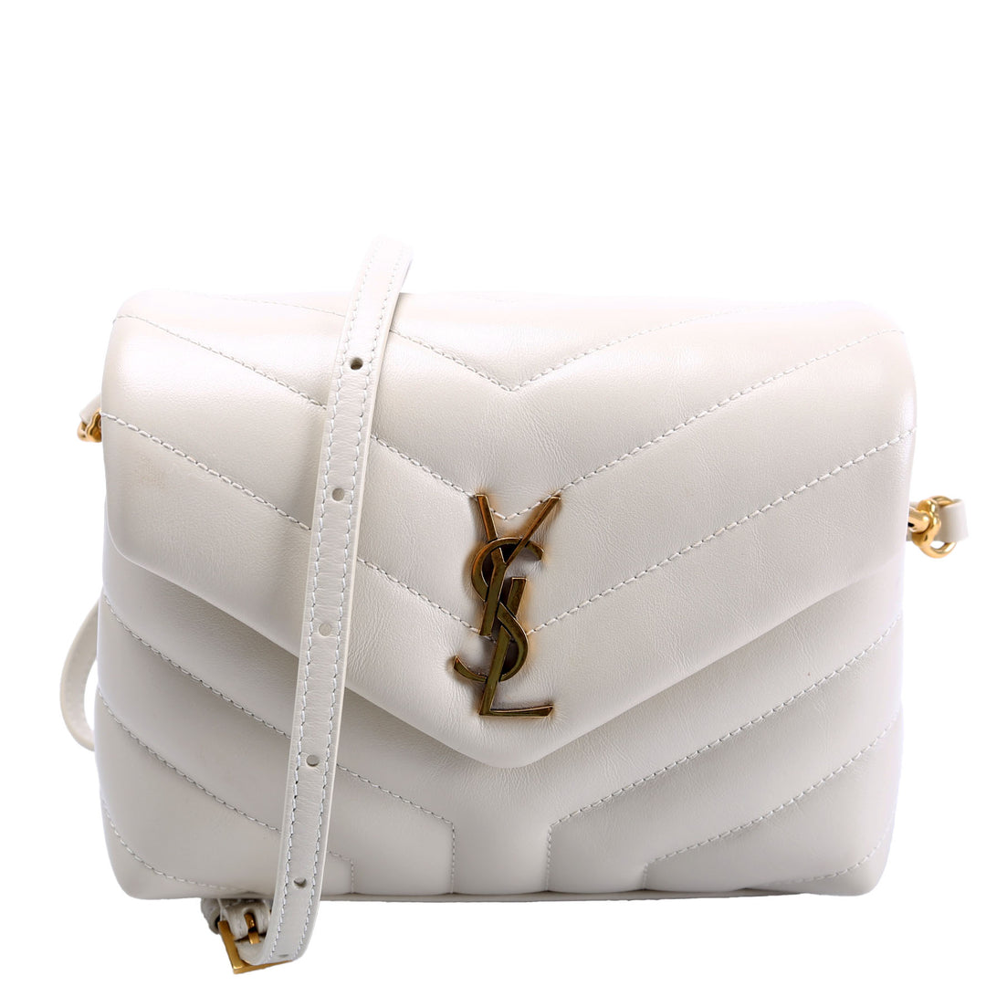 YSL ホワイト　ポシェット ホワイト（白）系 Saint Laurent(サンローラン) ショルダー