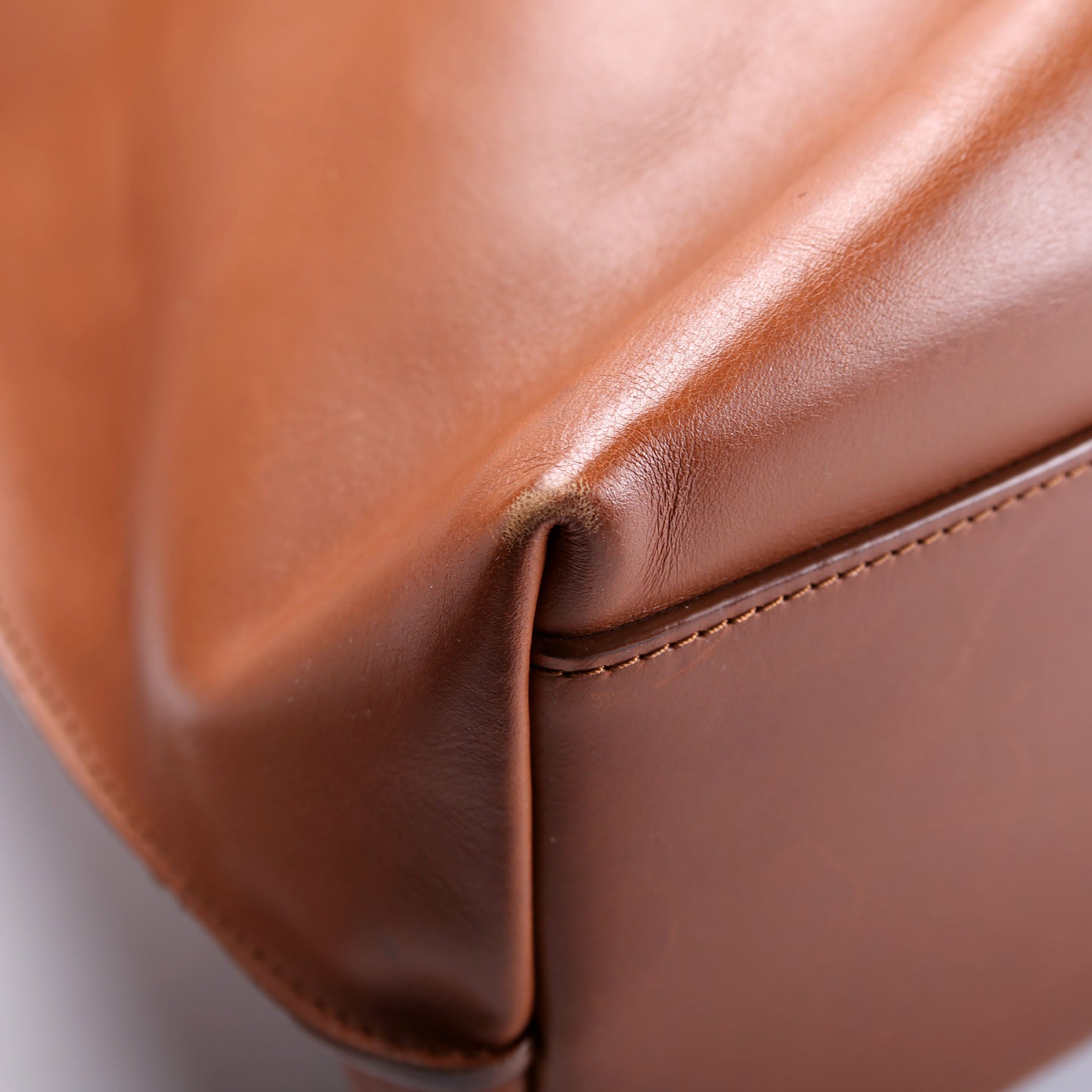 Nomade V Serigraph Tote Calfskin Brown