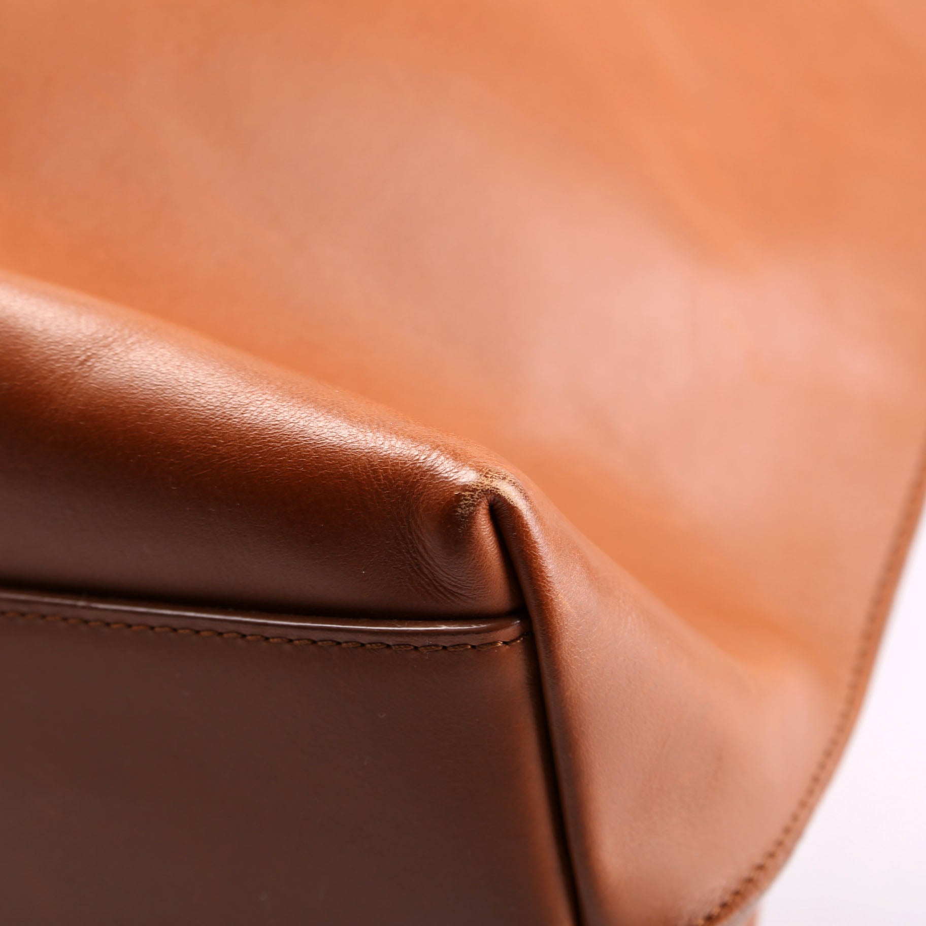 Nomade V Serigraph Tote Calfskin Brown
