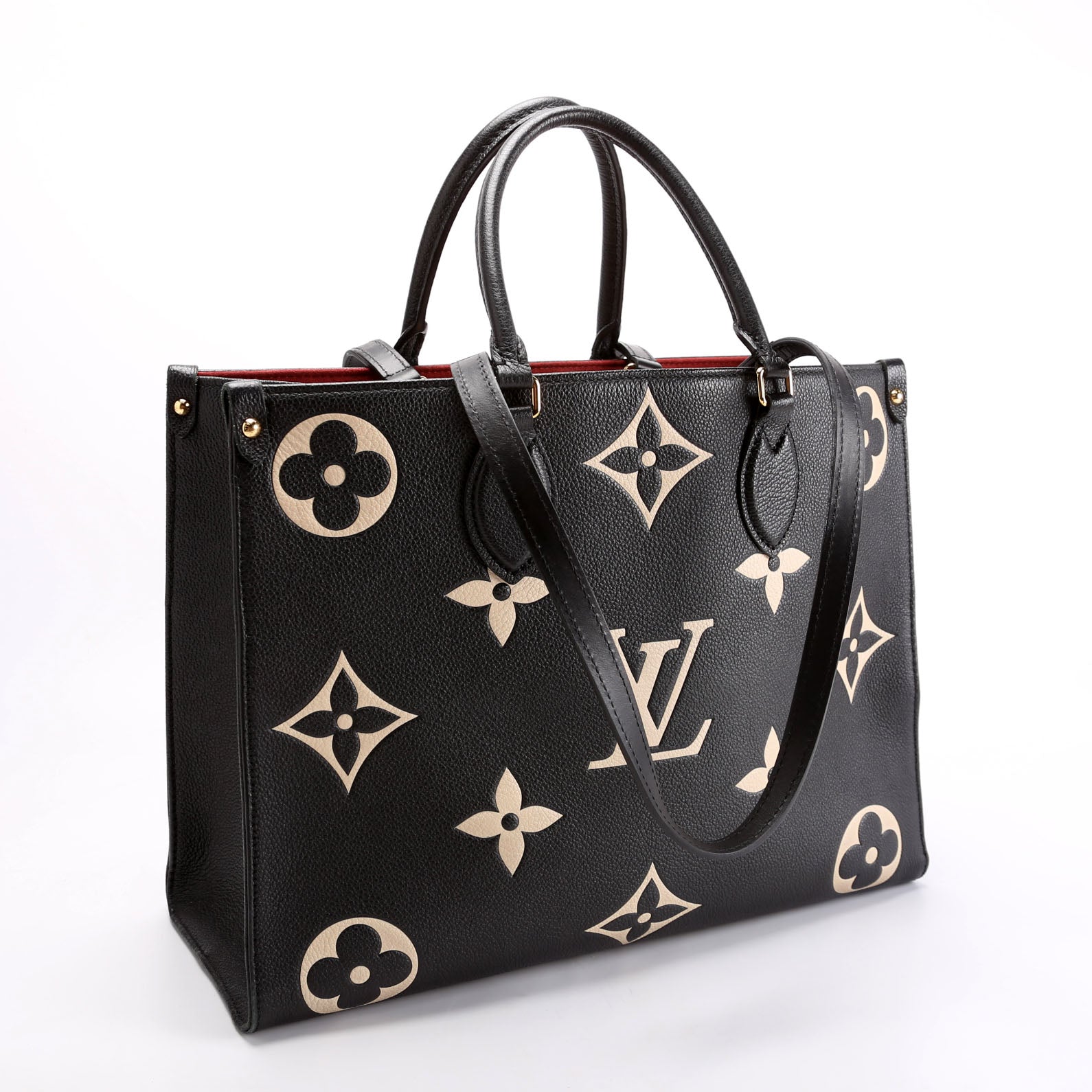 ONTHEGO MM Bicolor Empreinte Black/Cream