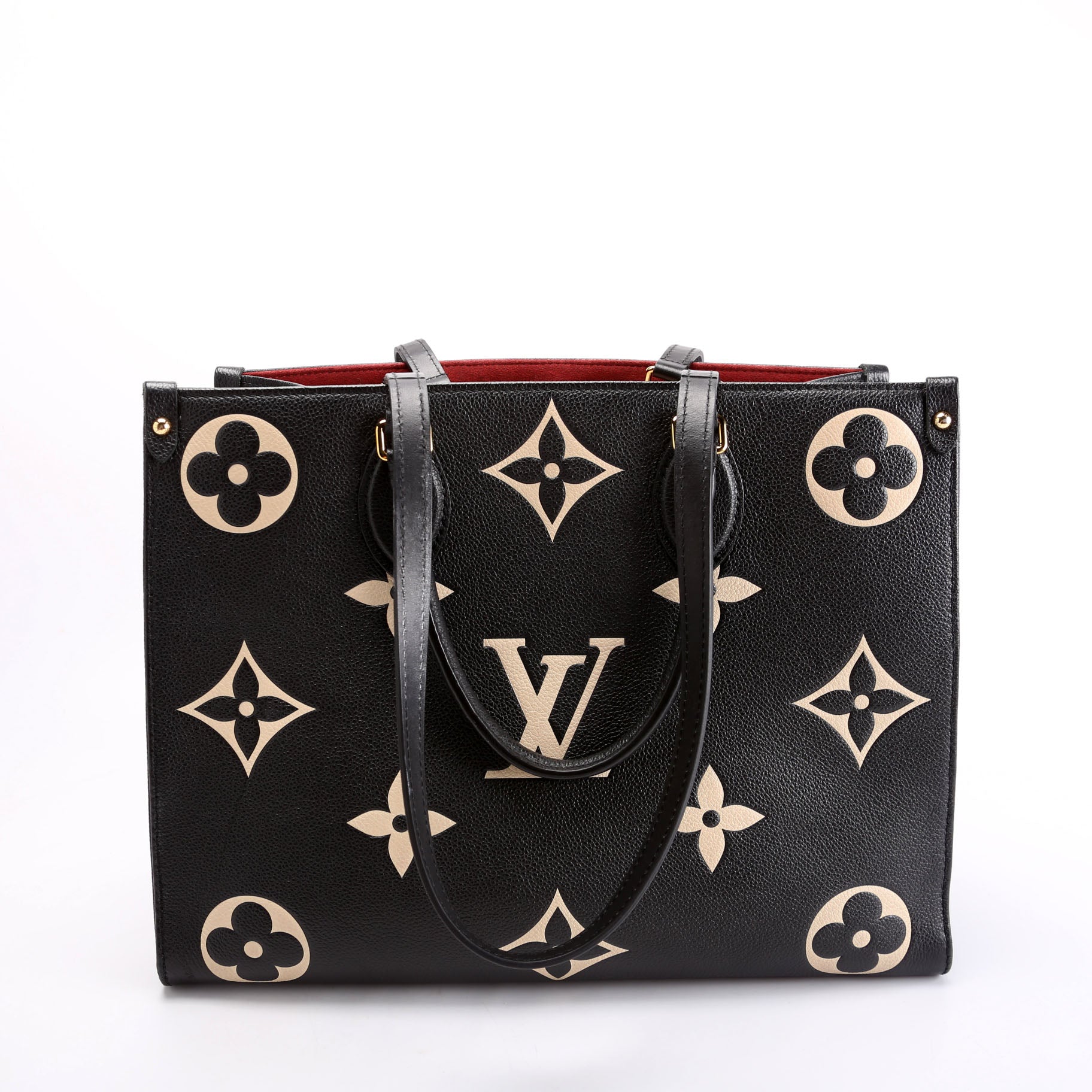 ONTHEGO MM Bicolor Empreinte Black/Cream