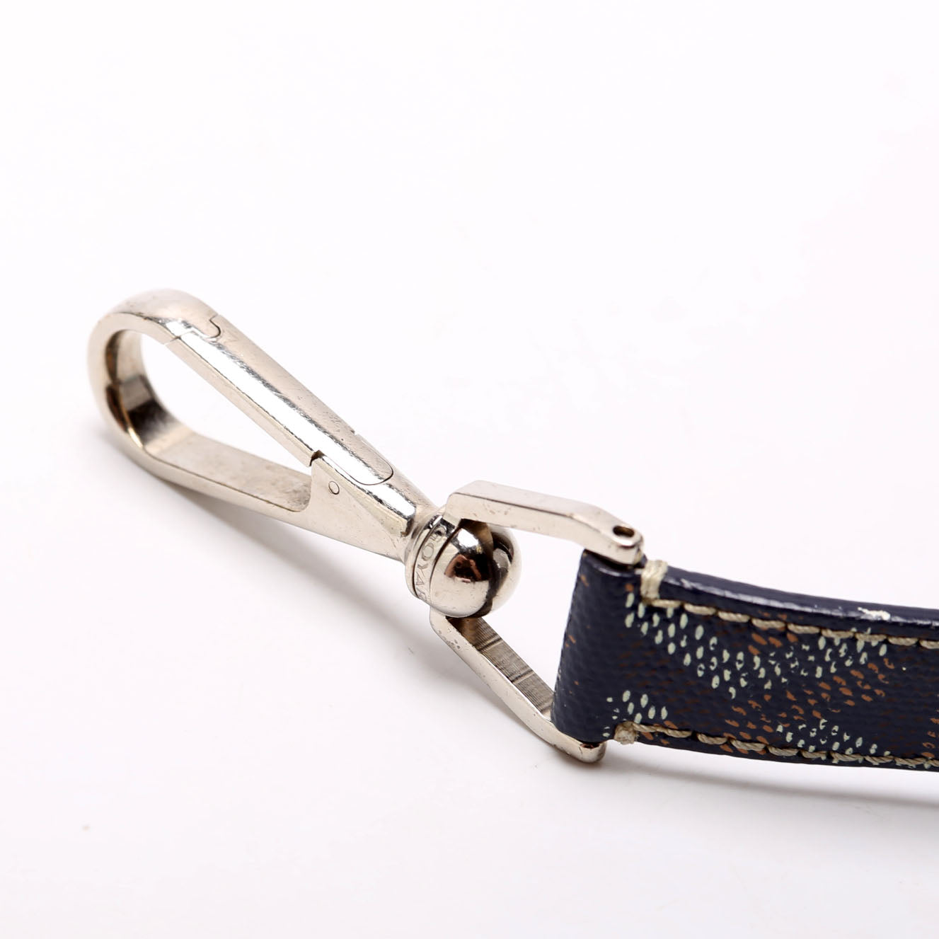 Mousqueton Canvas Key Ring Navy