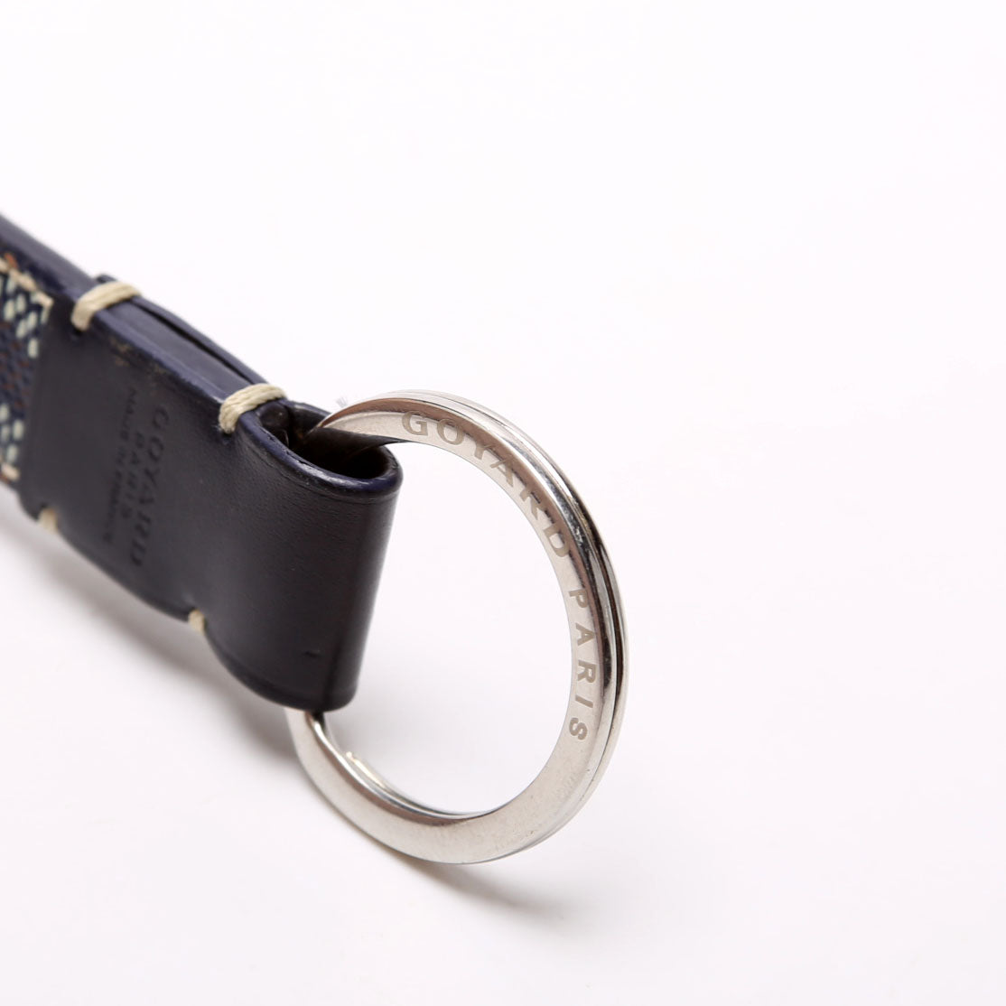 Mousqueton Canvas Key Ring Navy