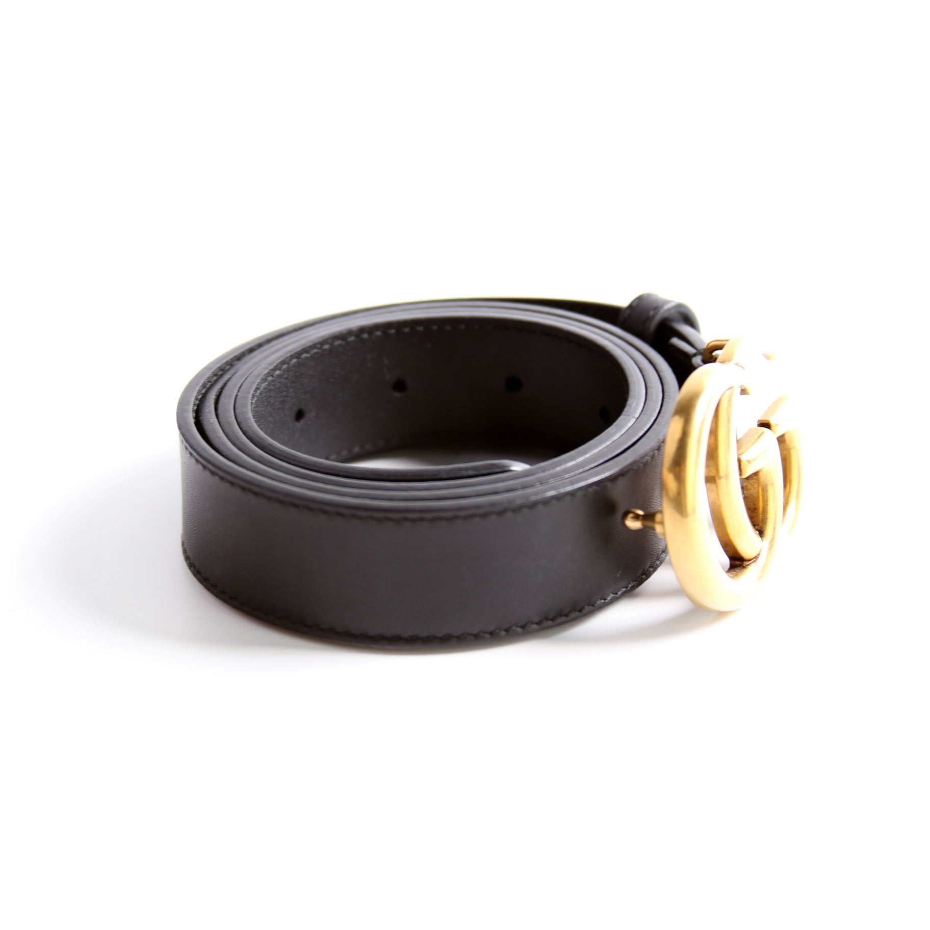 414516 GG Marmont Belt Size 90/36 Black