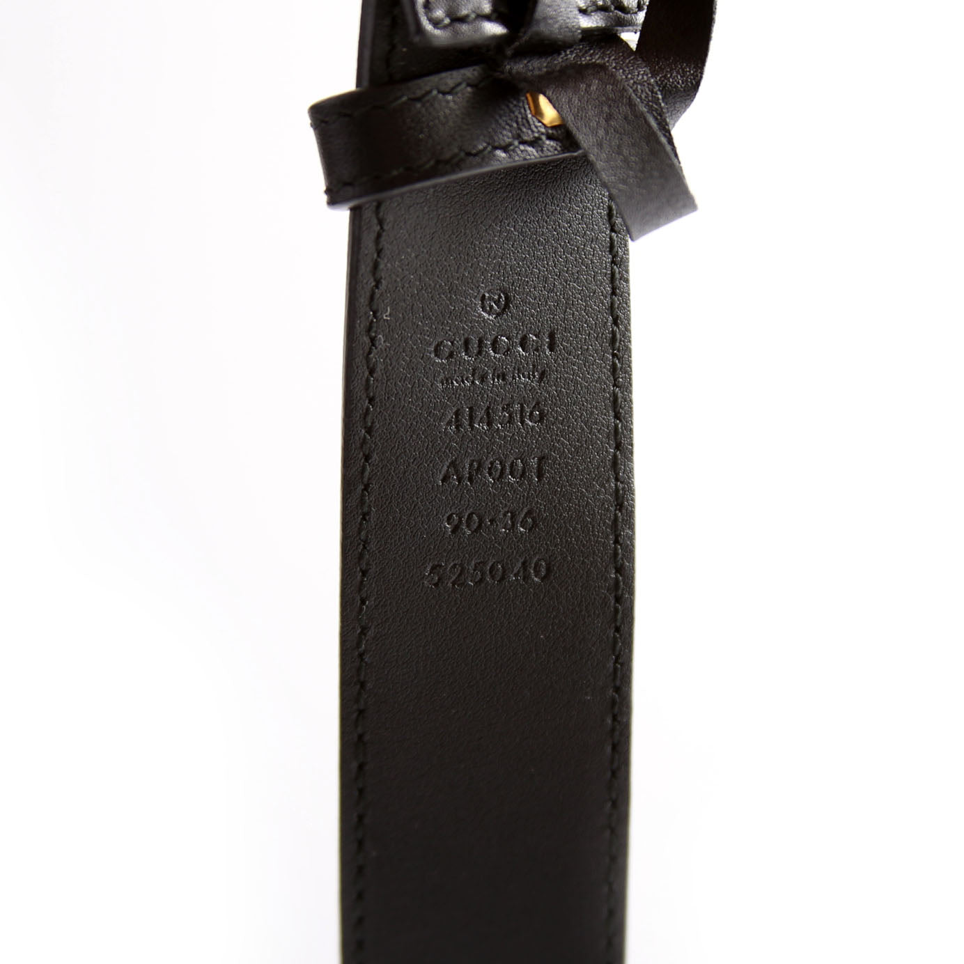 414516 GG Marmont Belt Size 90/36 Black