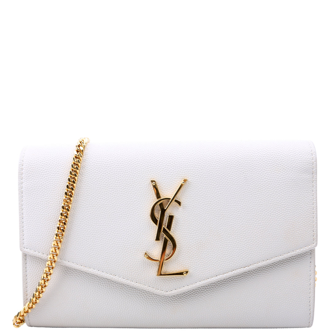 Uptown Chain Wallet Grain Cream Uptown Chain Wallet Grain Cream