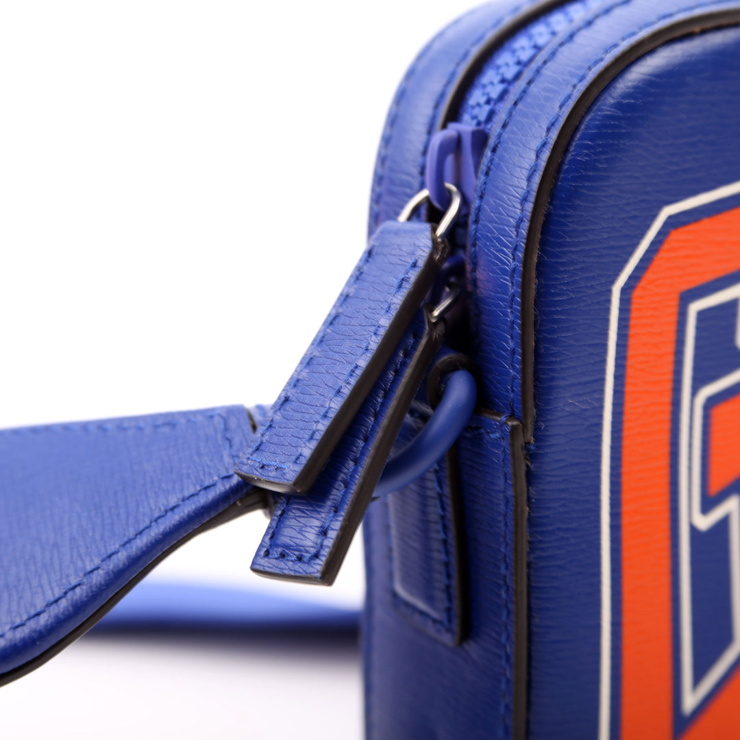 774453 Shanghai Interlocking G Camera Bag Blue