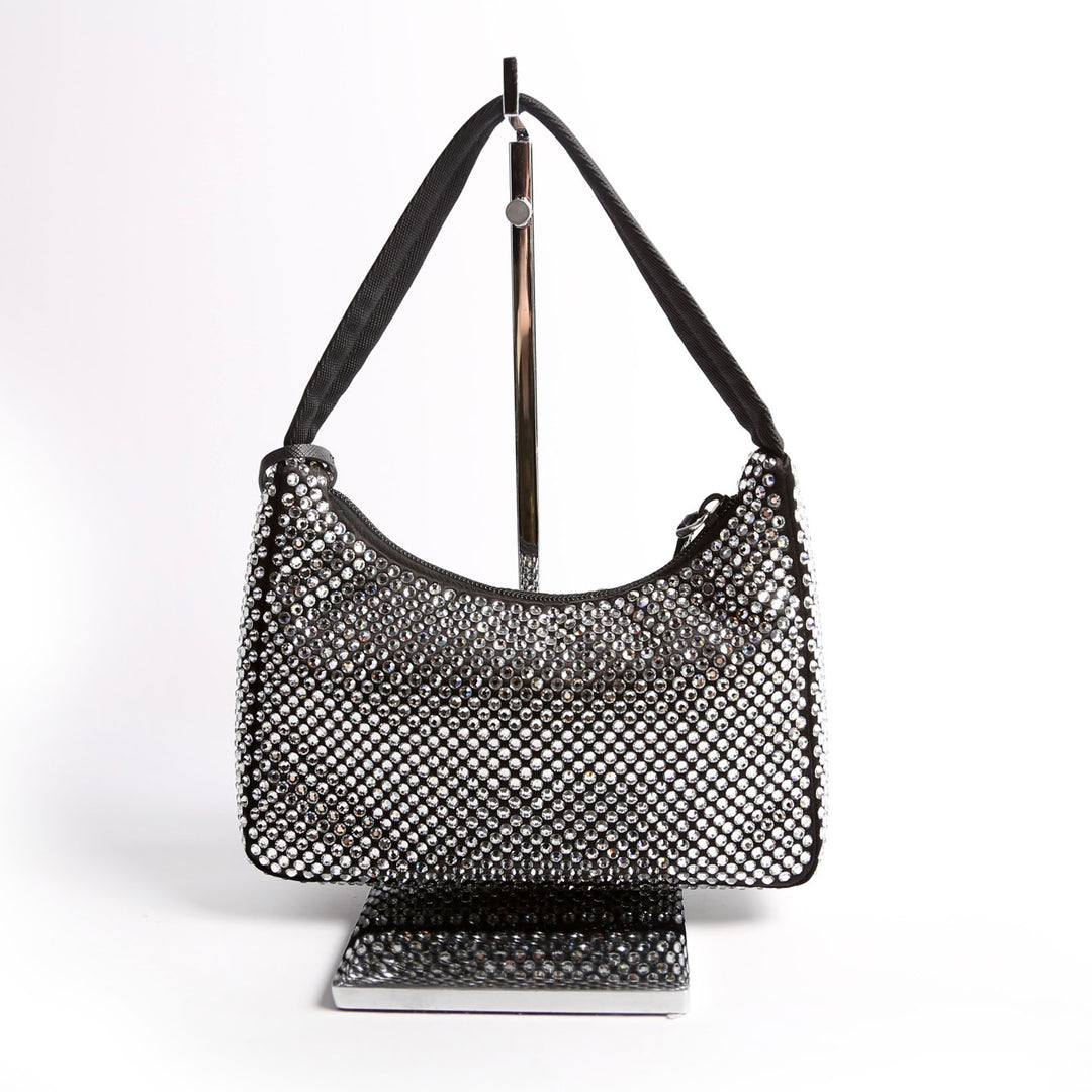 1BC515 Satin Crystal Re-Edition 2000 Mini Bag
