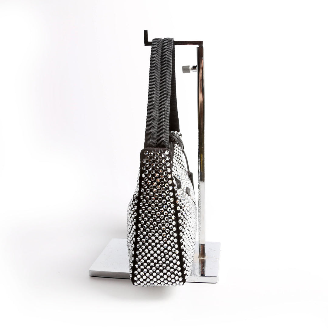 1BC515 Satin Crystal Re-Edition 2000 Mini Bag
