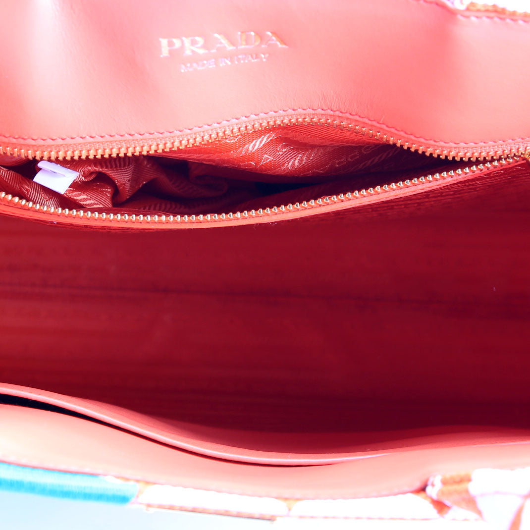 ABC　PRADA キャラクター柄 ボディバッグ キャビアスキン 【未使用】プラダ PRADA ボディバッグ ウエストポーチ