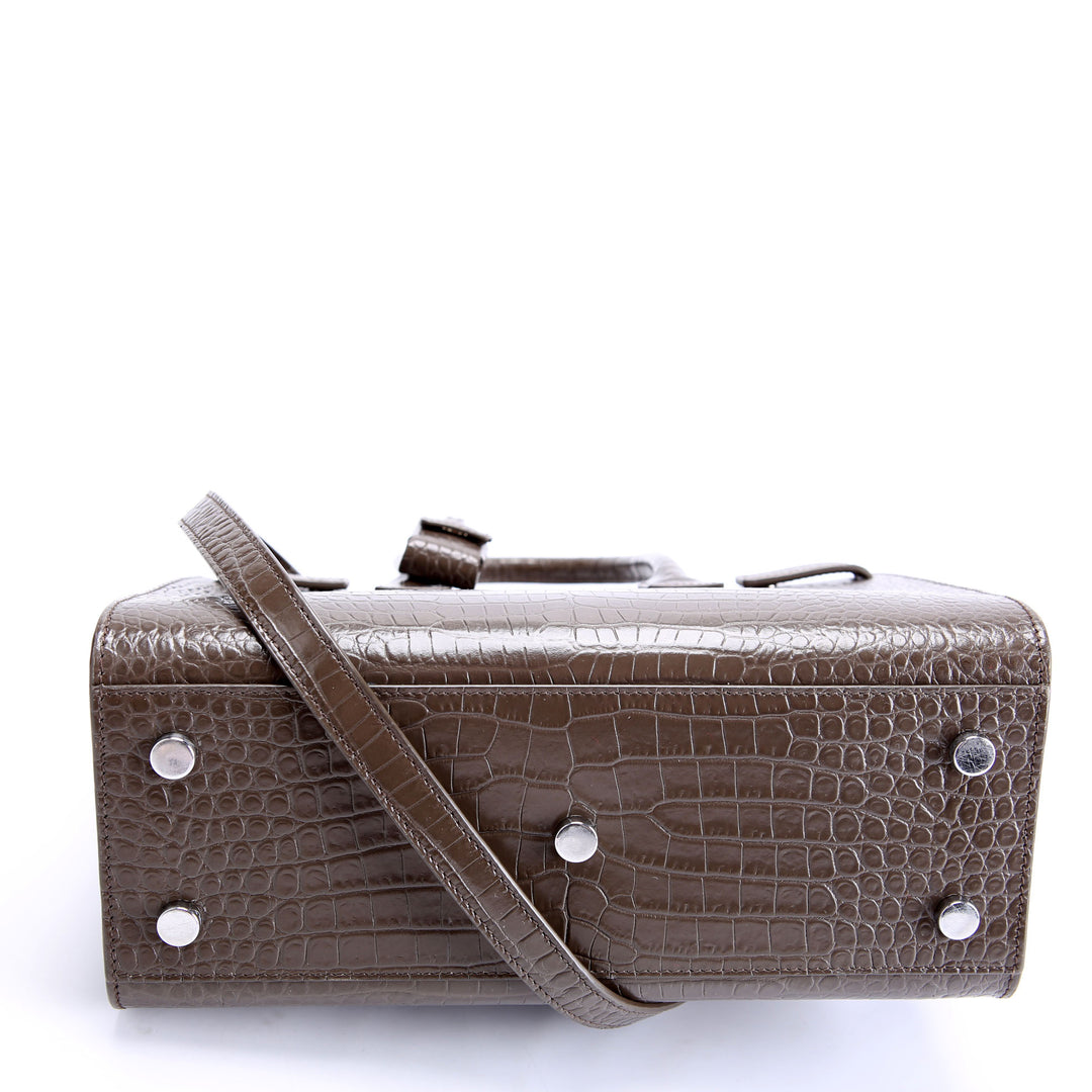 ルイボス Lambertson Truex Crocodile Top Handle Bag - Pink Handle Bags