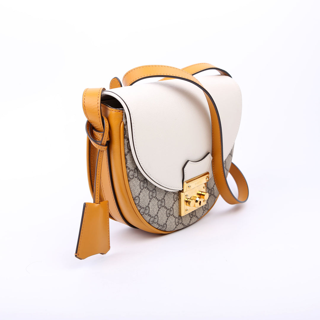 644524 Padlock GG Supreme Small Messenger