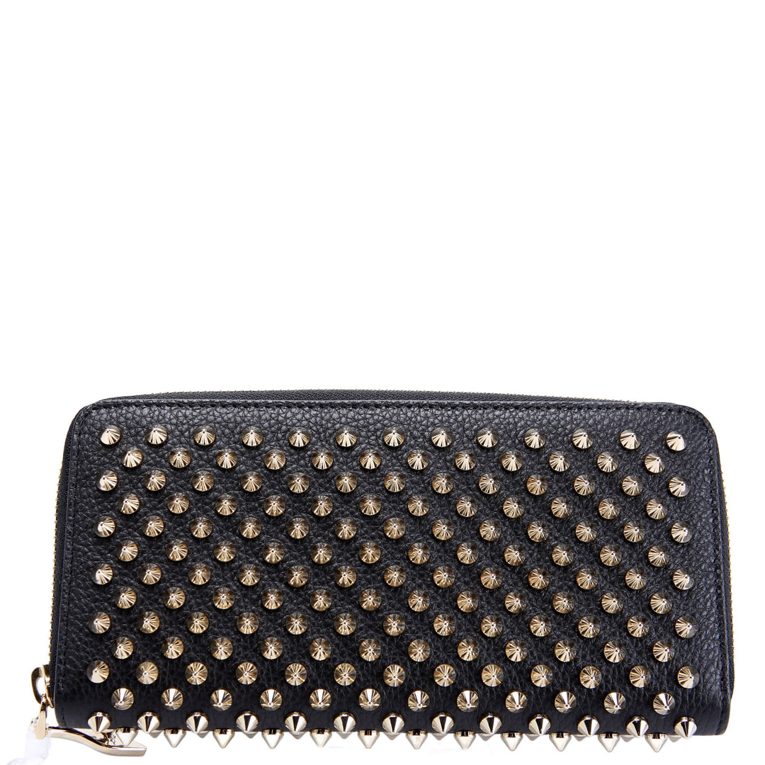 Panettone Spike Zip Around Wallet Black