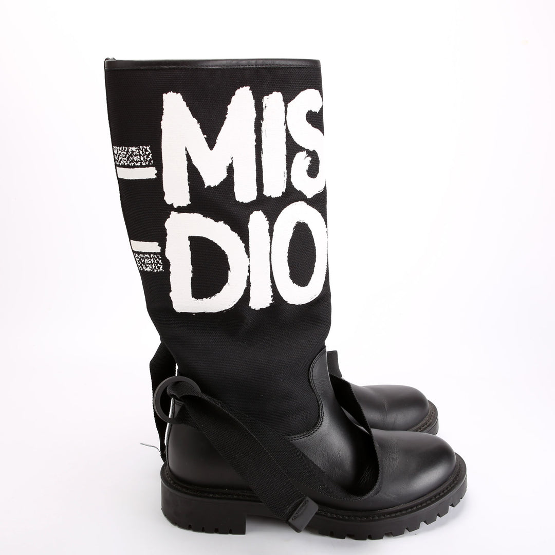 D-Major Miss Dior Ankle Boots Size 36 Black/White