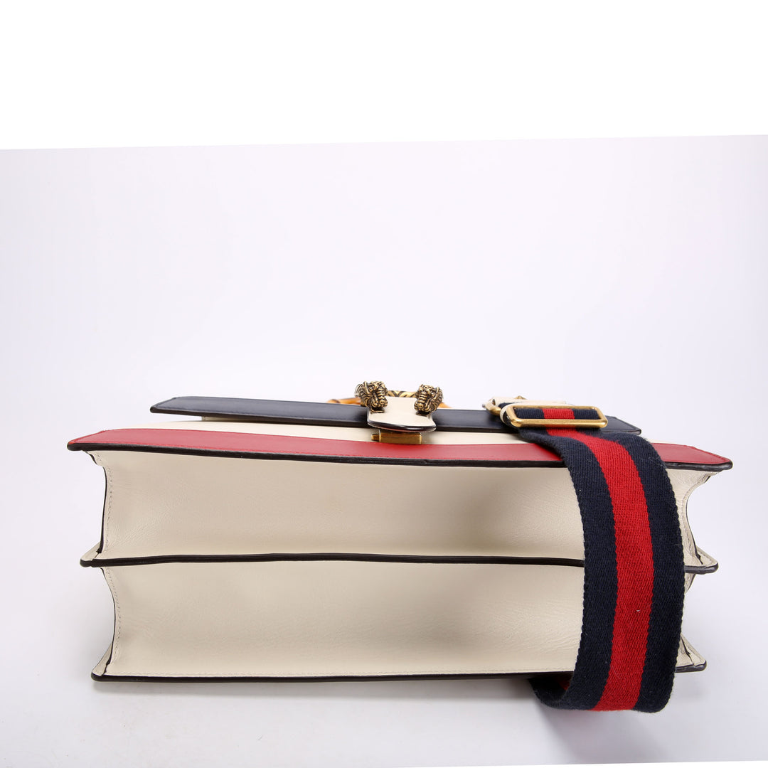 421999 Dionysus Top Handle Large white/Blue/Red