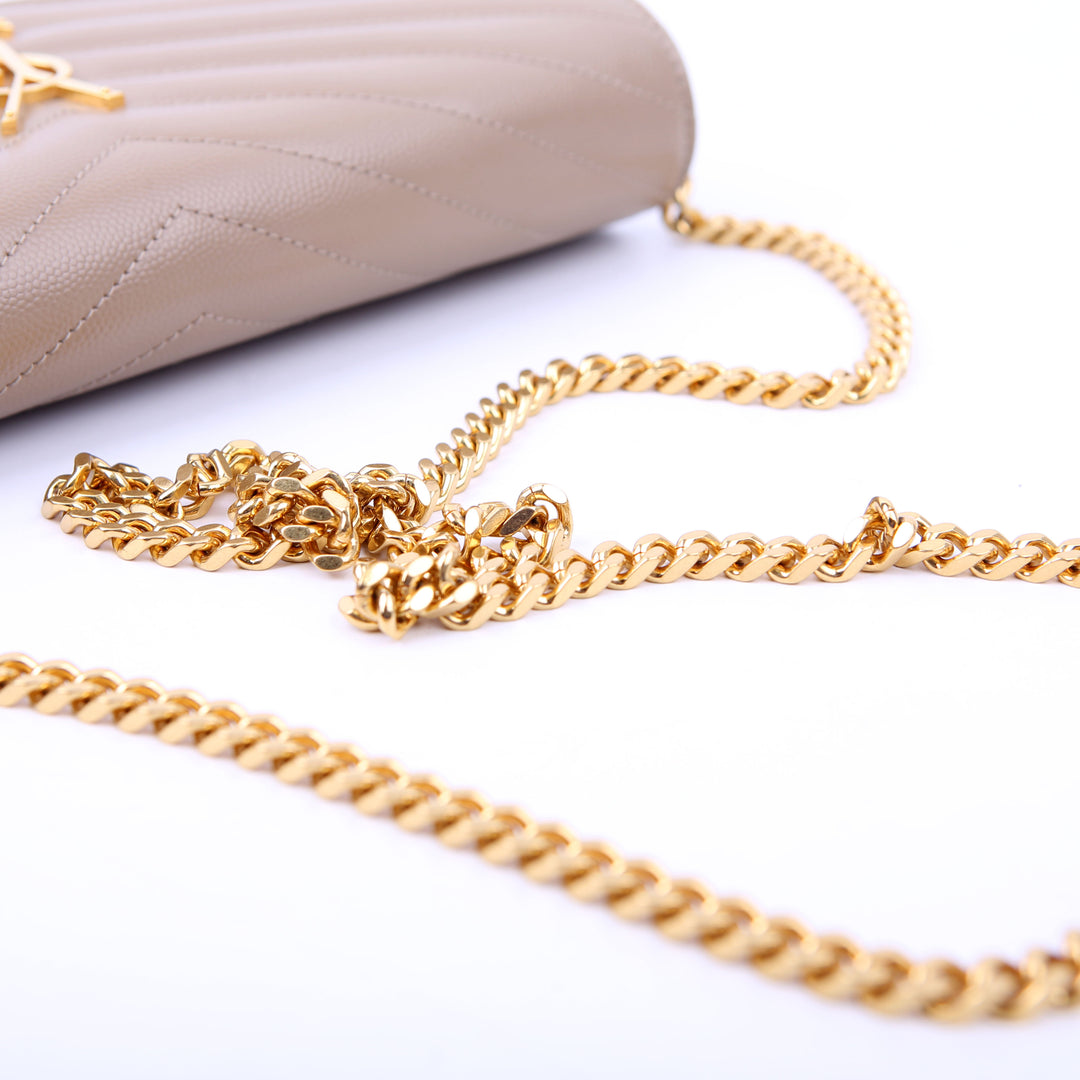 Grain De Chain Wallet 377828 Taupe