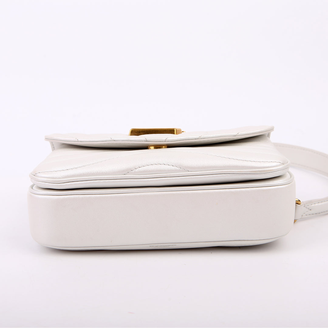 Louis Vuitton ホワイト ショルダーバッグ ニューウェーブ PM New Wave Chain Bag PM White