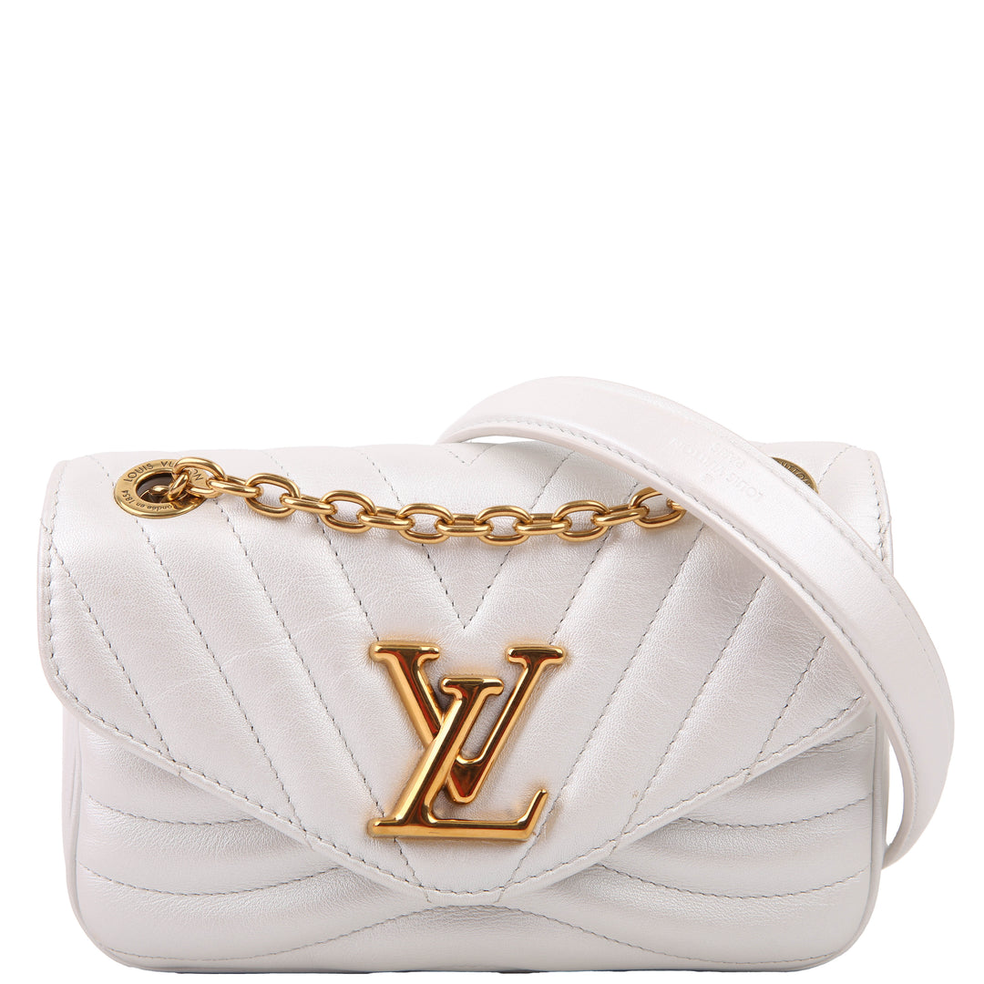 Louis Vuitton ホワイト ショルダーバッグ ニューウェーブ PM New Wave Chain Bag PM White