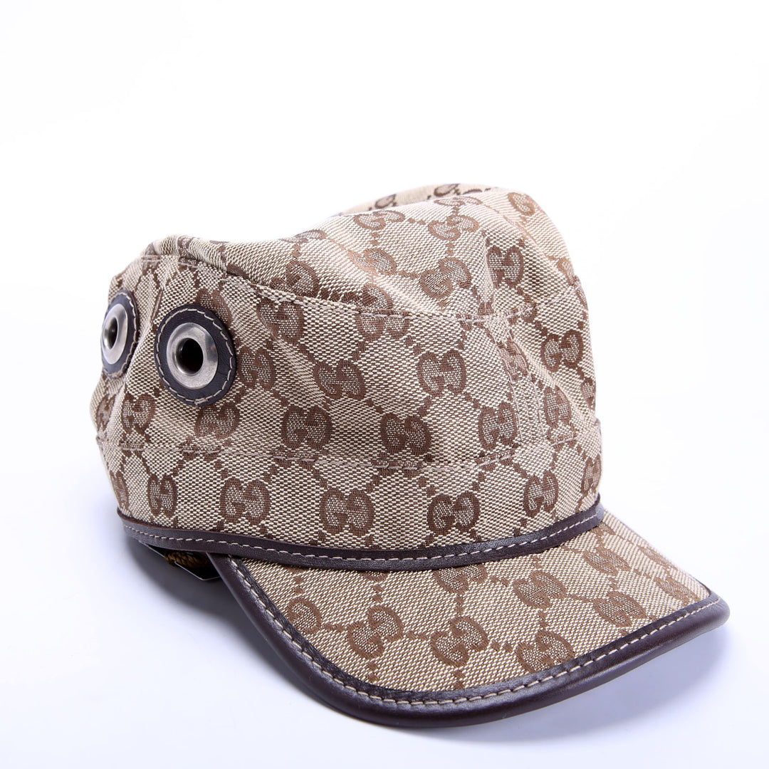 GG Canvas Military Hat Size Small