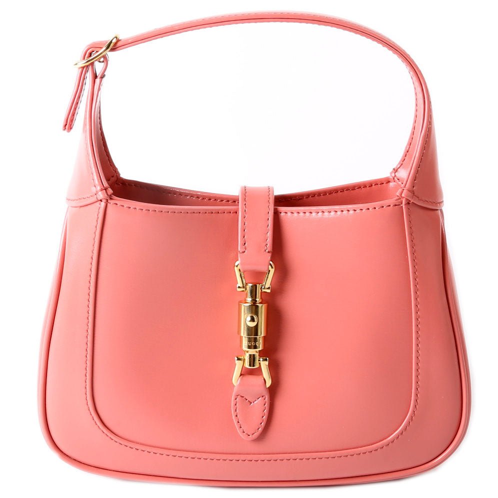 637091 Jackie 1961 Mini Hobo Leather Coral