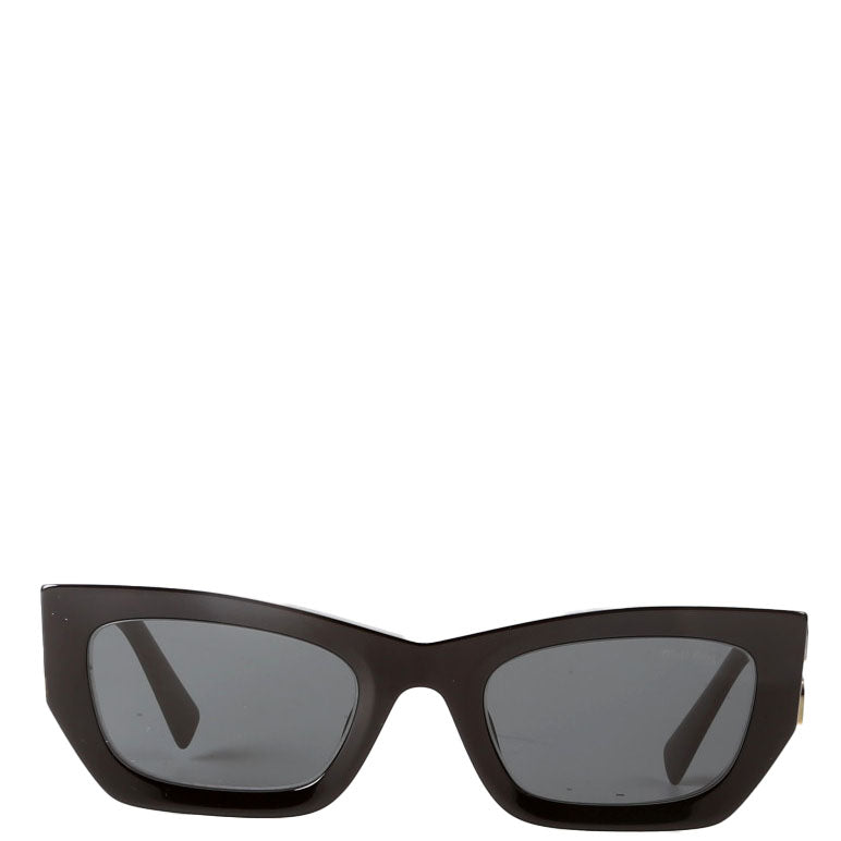 Miu Miu Black and Gold Sunglasses comes w box and dust bag SMU09W Miu Glimpse Sunglasses Black/Gold main image 4
