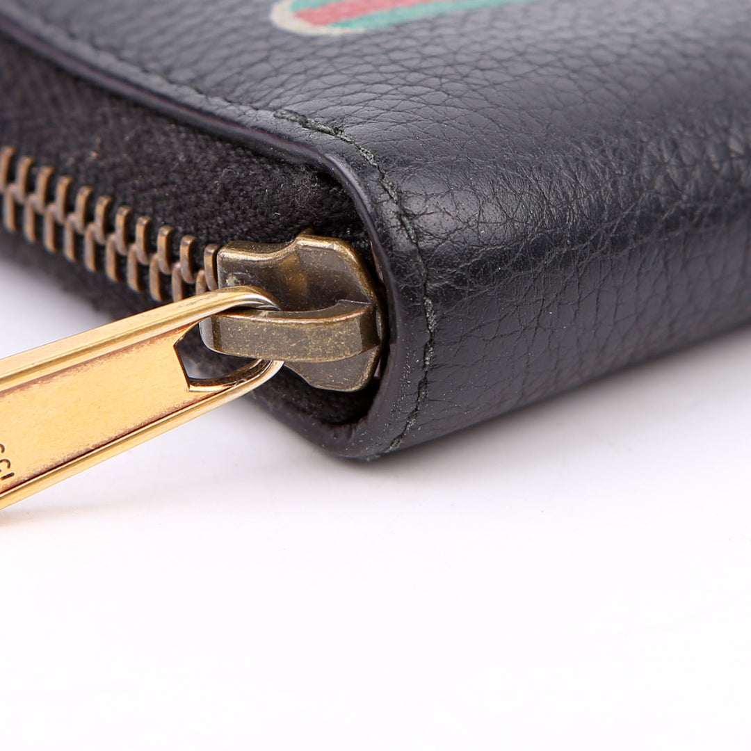 グッチ GUCCI 496319 ヴィンテージロゴ ケース☆AA★●▲ グッチ GUCCI カード＆コインケース 496319 ブラック カーフレザー