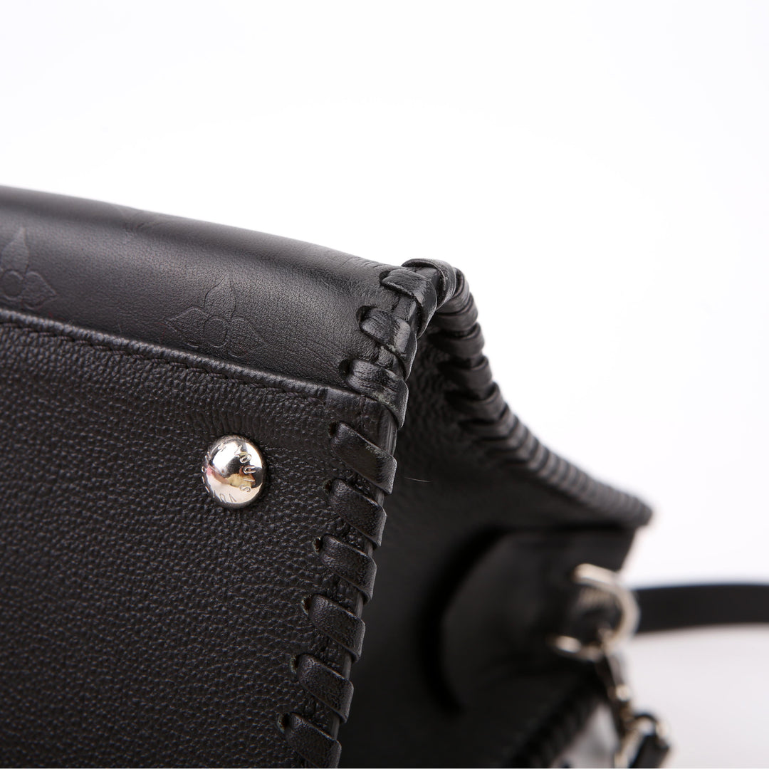 L ◡̈⃝ouis Vu ◡̈⃝itton ブラック ハンドバッグ PM Very Zipped Tote Black