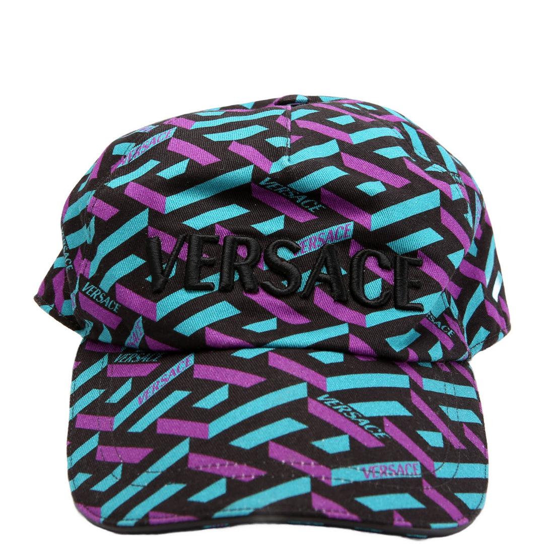 La Greca Logo Hat Size 58 Black/Multicolor