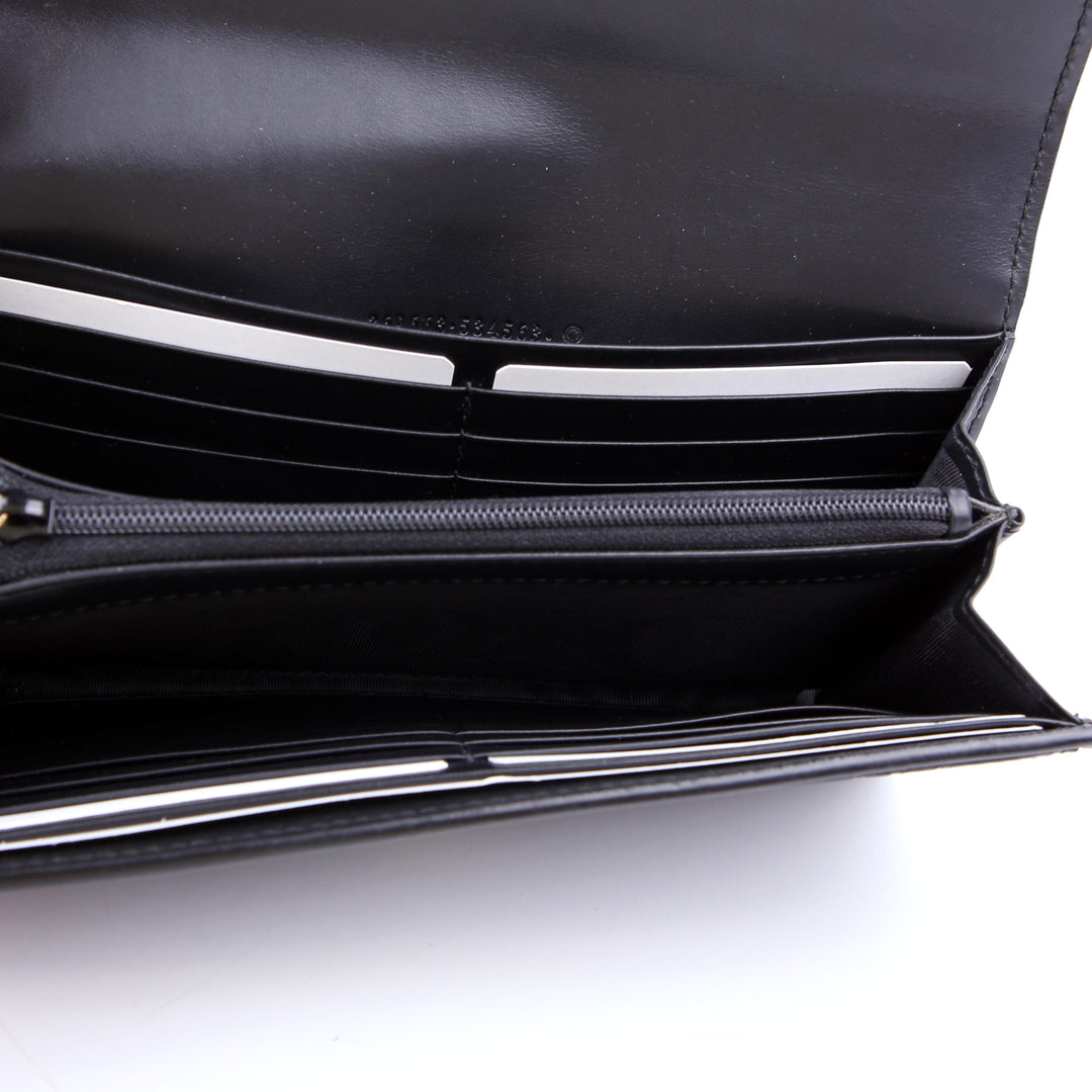 369663 Icon Guccissima Wallet Black