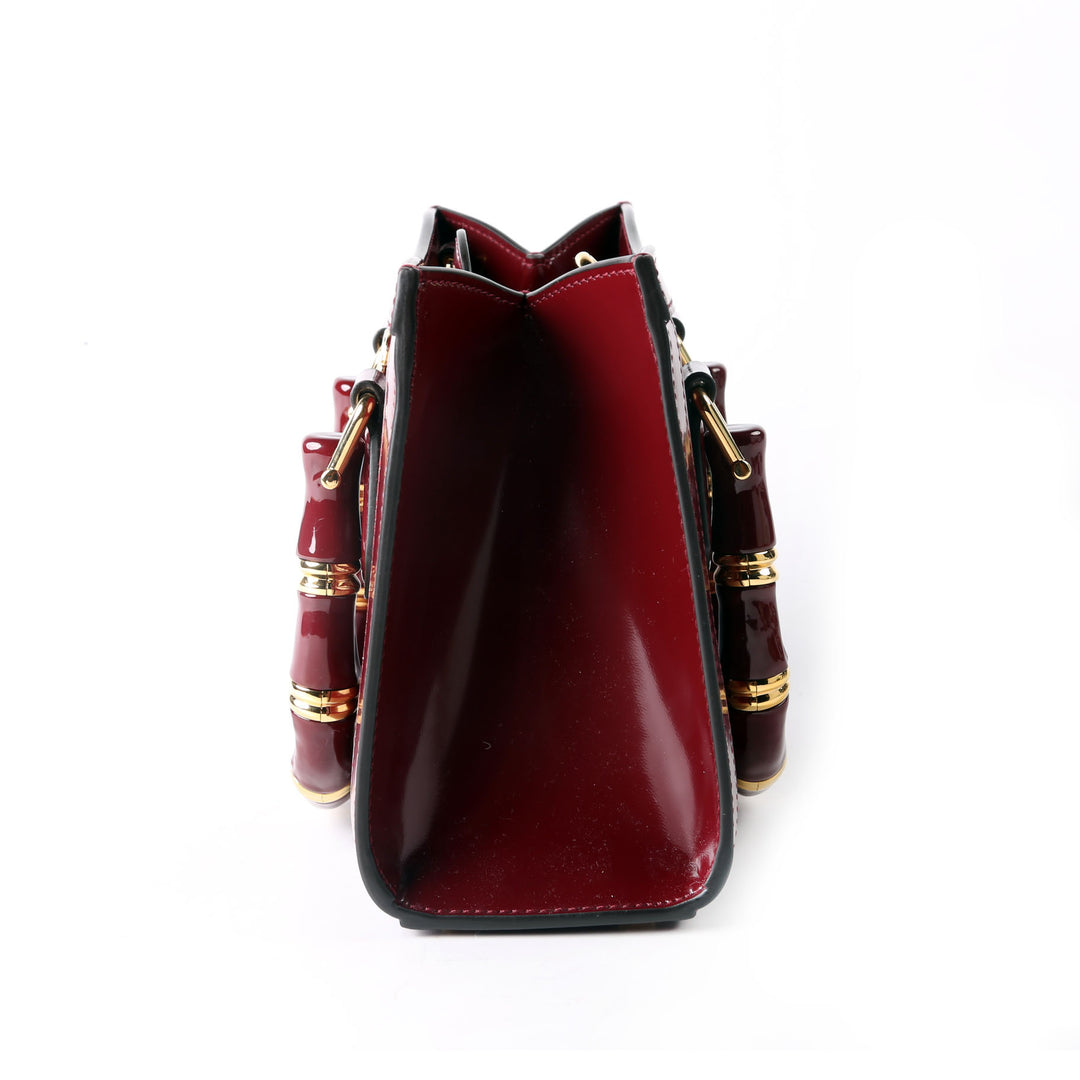 832936 Diana Mini Tote Patent Red