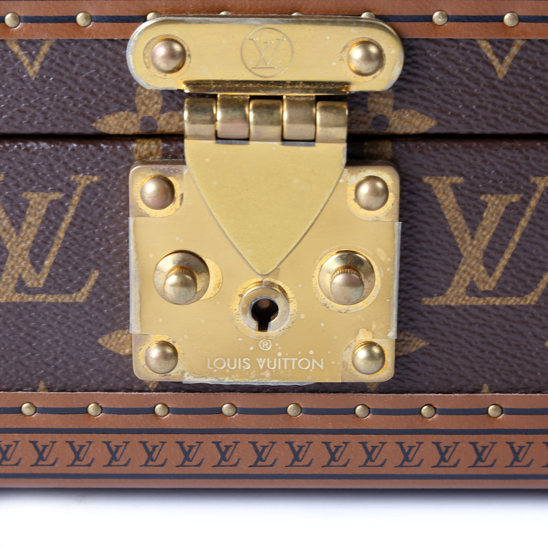 Coffret Tresor 20 Jewelry Box Monogram Brown/Red
