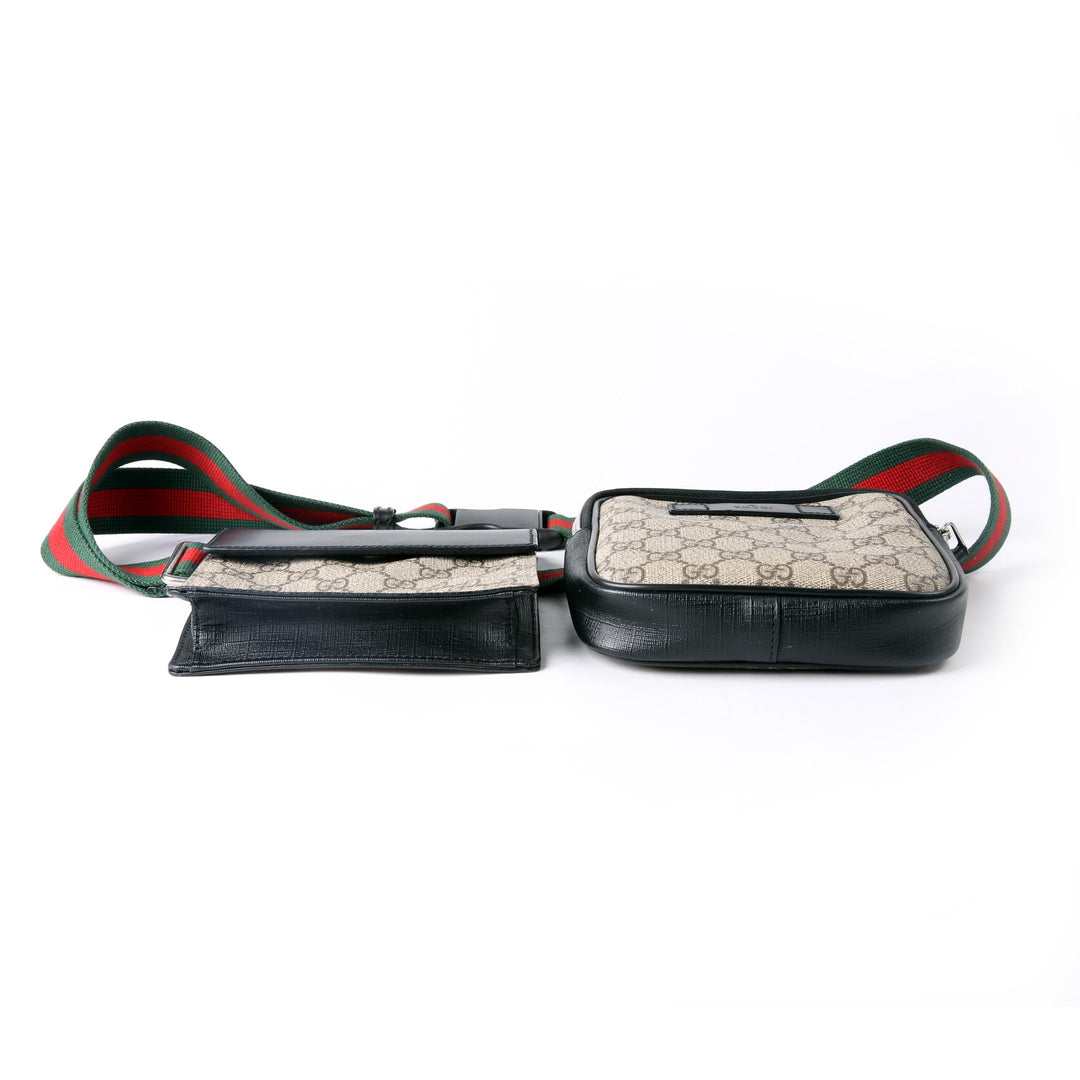 450956 GG Supreme Belt Bag Black