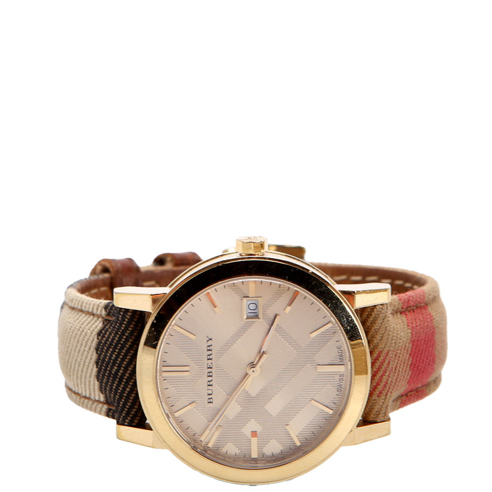 Heritage Nova Check Watch Brown display picture 3