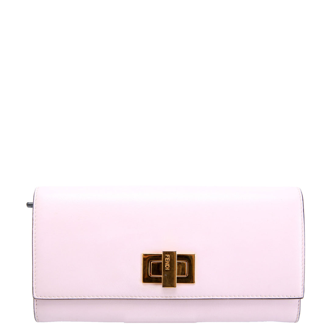 8M0377 Peekaboo Continental Wallet Pink